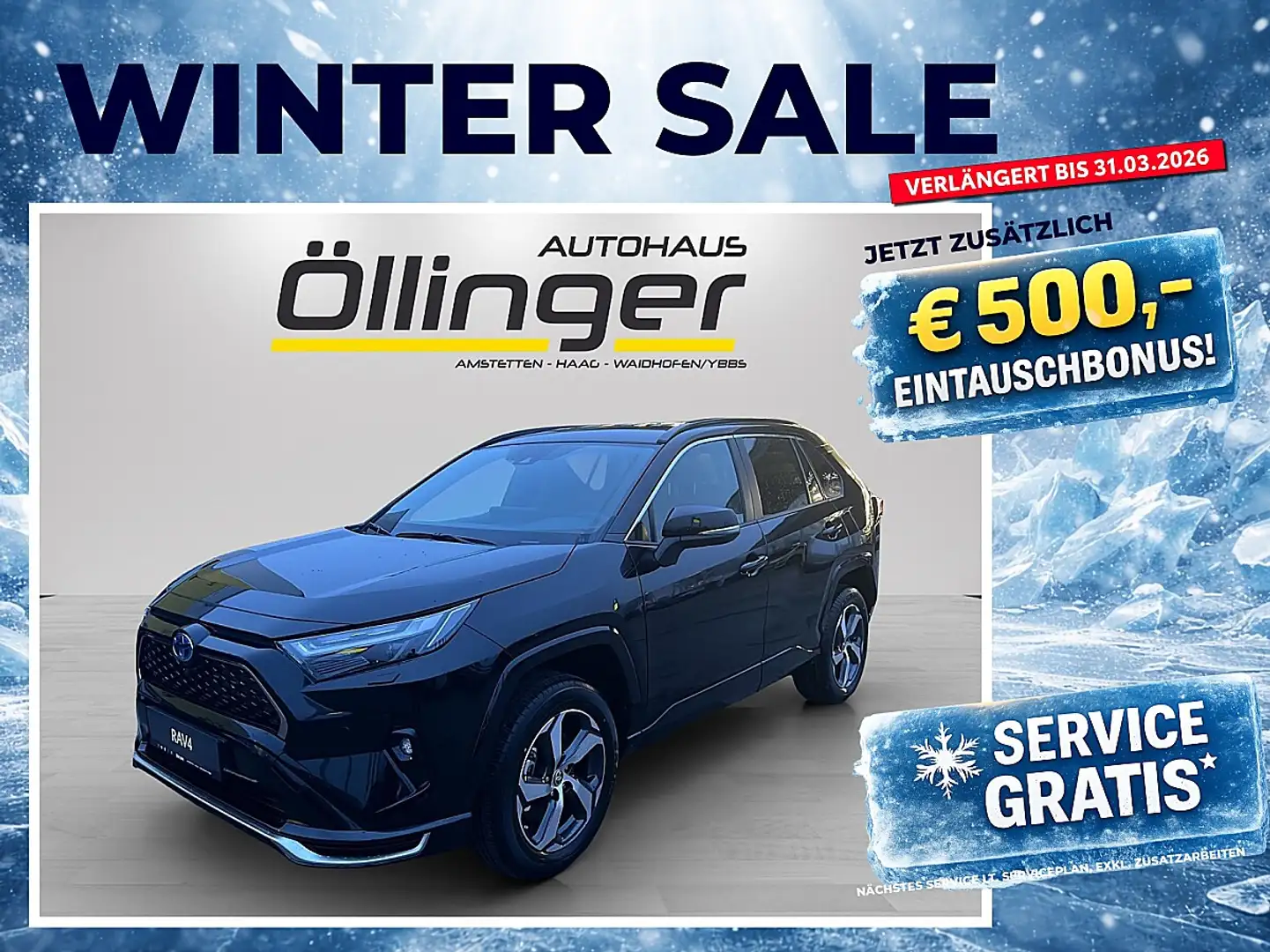 Toyota RAV 4 RAV4 2,5 Hybrid PHEV Active AWD Schwarz - 1