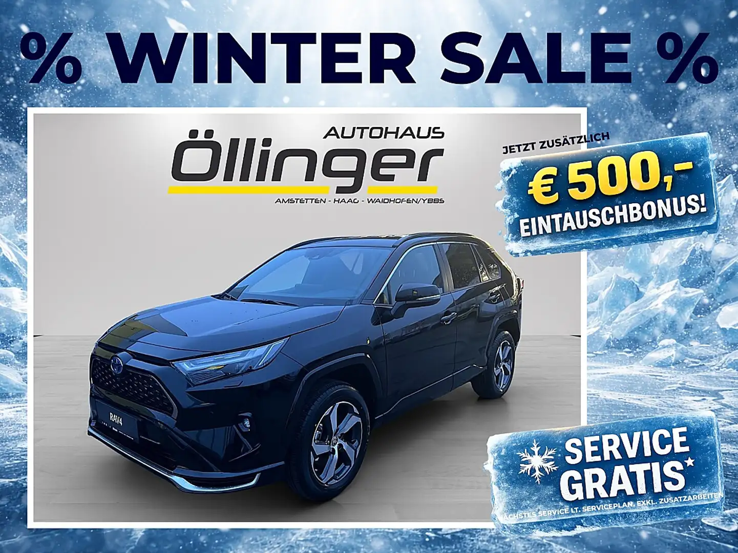 Toyota RAV 4 RAV4 2,5 Hybrid PHEV Active AWD Schwarz - 1