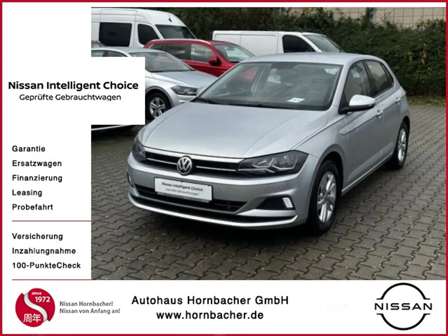 Volkswagen Polo VI Comfortline Automatik/DAB+/WINTERRÄ/ACC Silber - 1