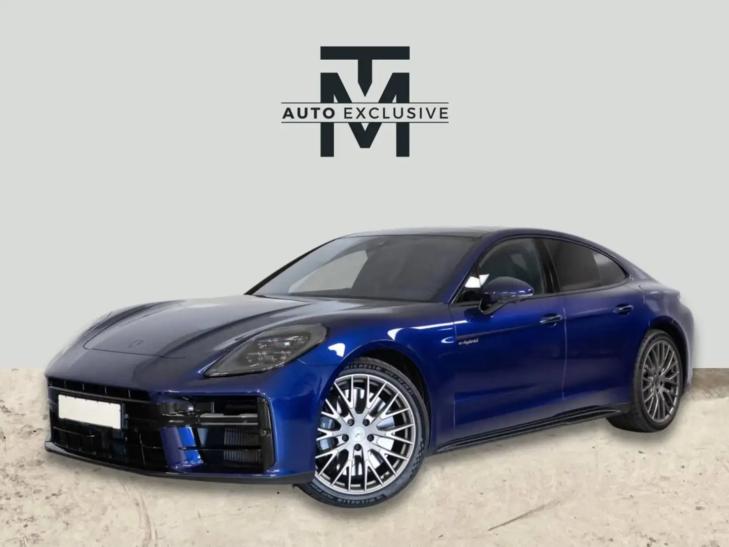 Porsche Panamera E-Hybrid V8 680 ch PDK Turbo Blauw - 1