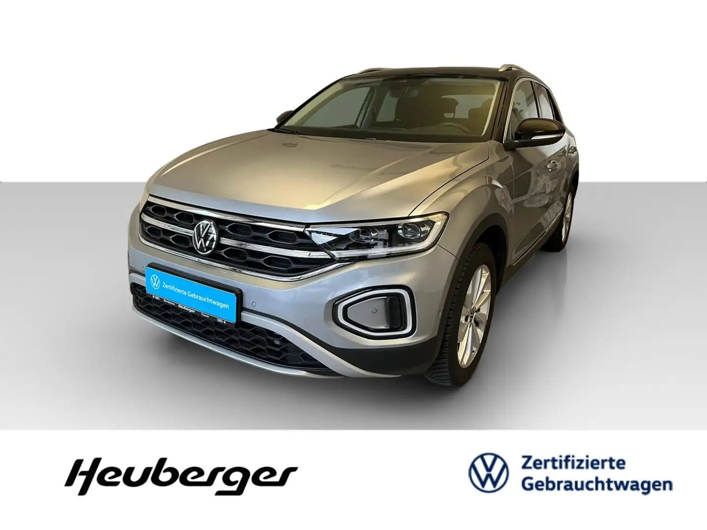 Volkswagen T-Roc 1.5 TSI DSG Style, AHK, Navi, LED, ACC Argent - 1