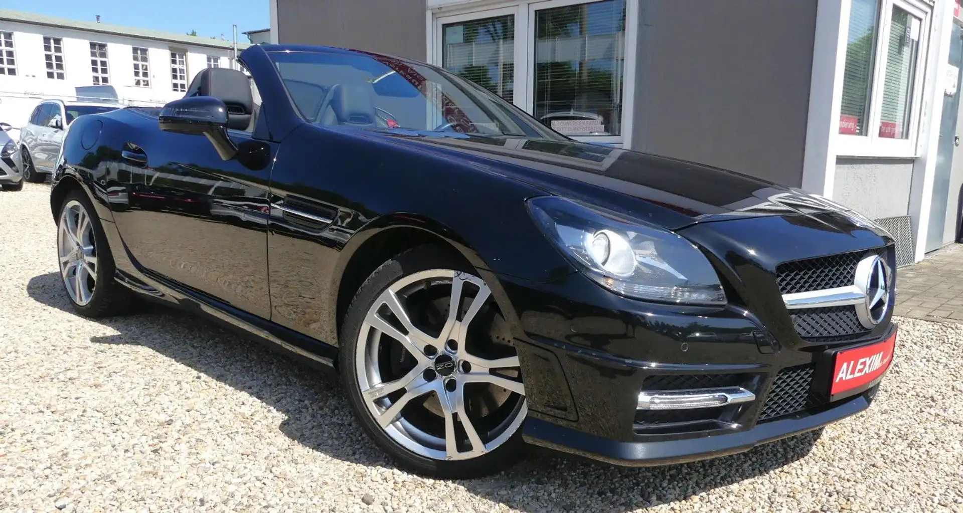Mercedes-Benz SLK 250 /Airscarf/Navi/Vollleder/TÜV08.2026/AMG Black - 2
