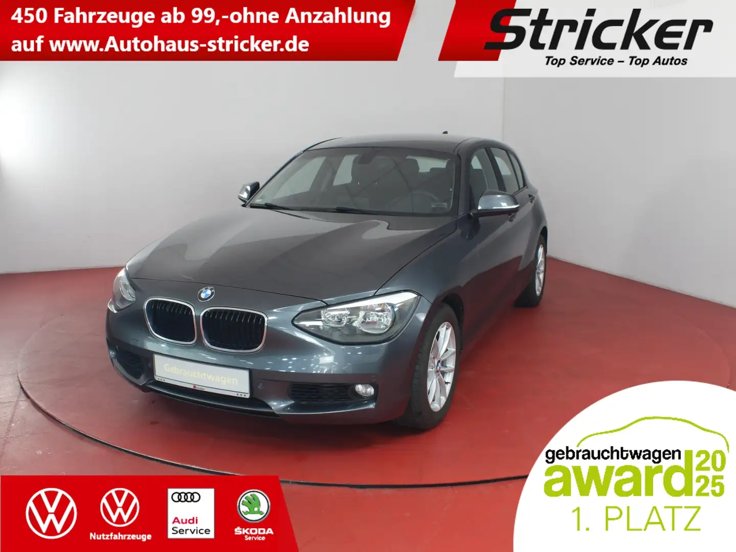 BMW 118 i TÜV bis 06.2027 Bluetooth Navi Szary - 1