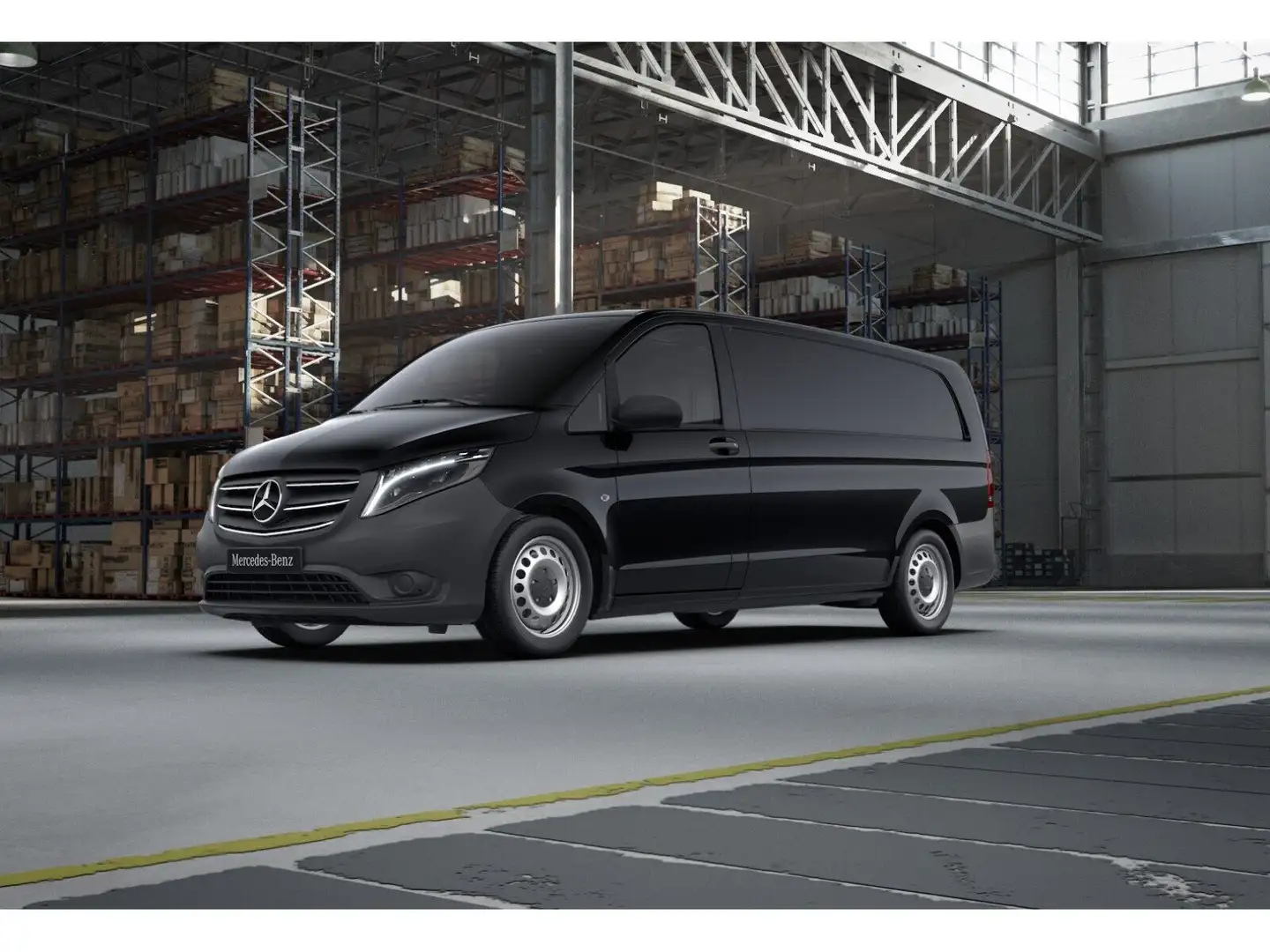 Mercedes-Benz Vito 119 CDI Kasten Extralang Distr Keyl SHZ LED Negro - 1