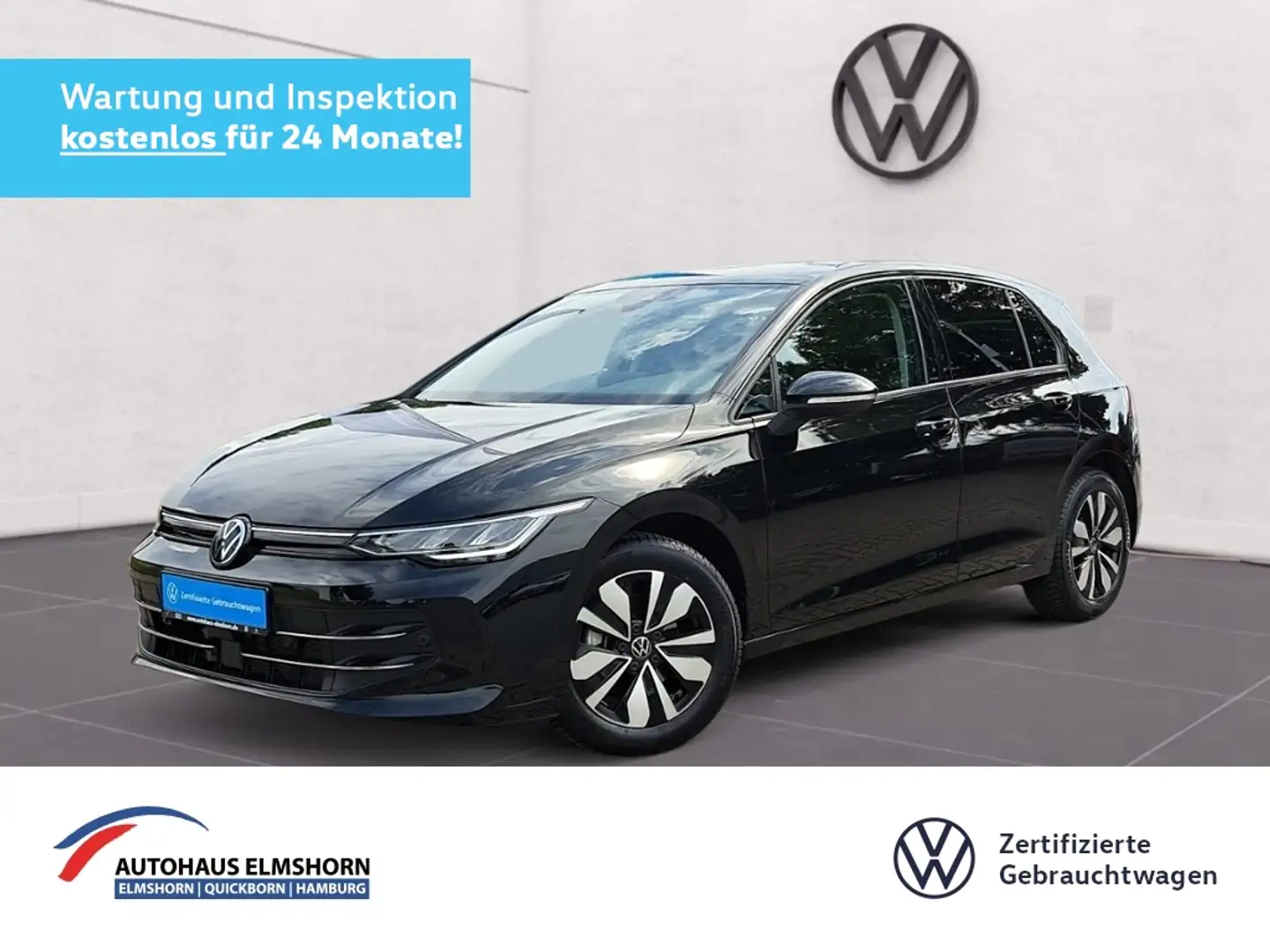 Volkswagen Golf Goal 1.5 TSI NAV-VORB APP KAM ACC PDC GJ-REIF DAB Schwarz - 1