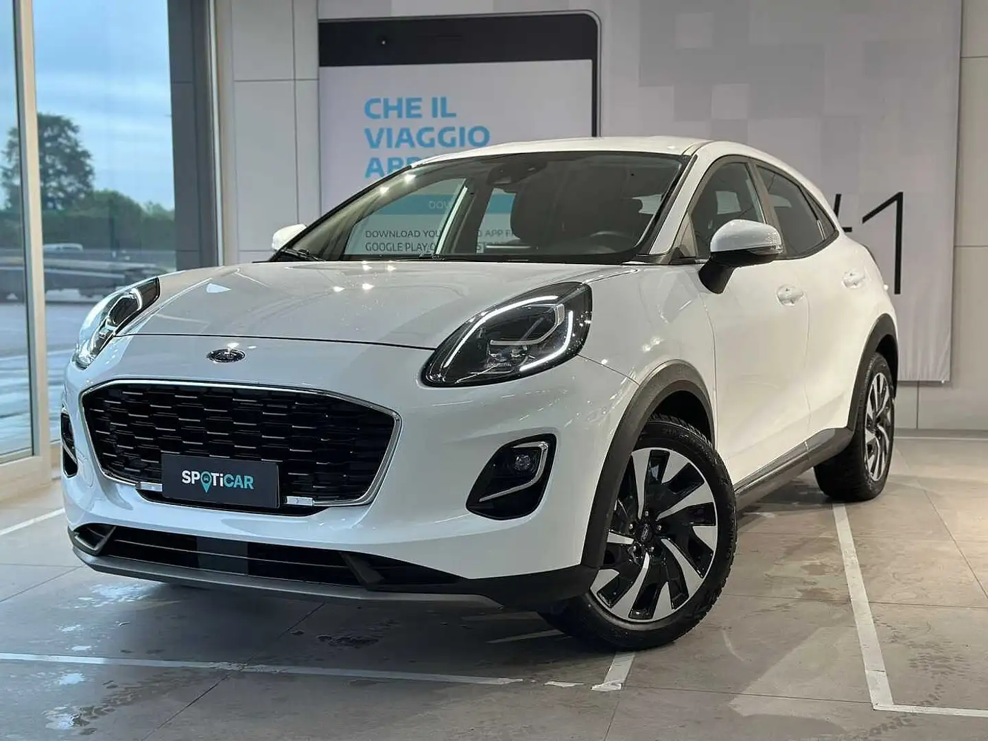 Ford Puma 1.0  Hybrid 125 CV S&S Titanium Blanc - 1