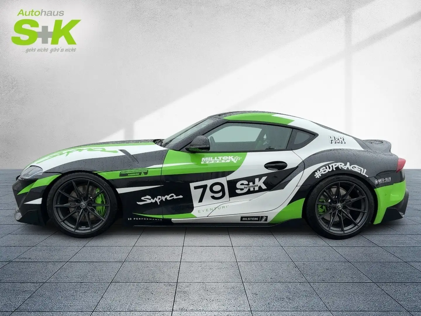Toyota Supra GR 3,0l S+K Performance++Milltek++Bilstein++Even Czarny - 2