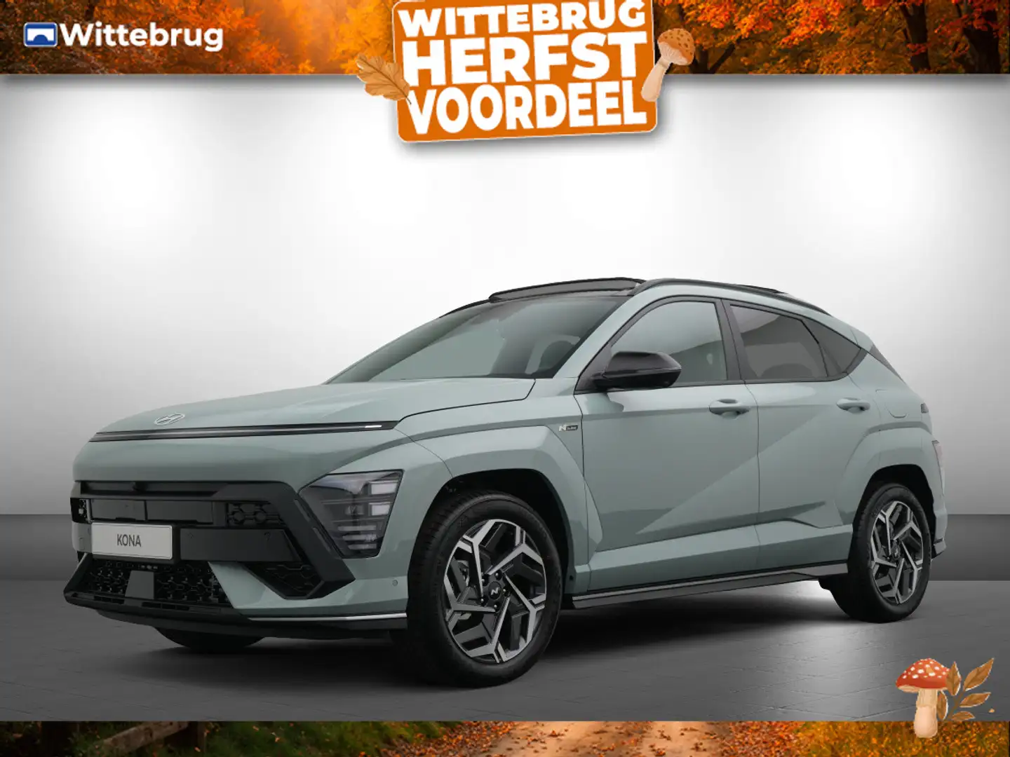 Hyundai KONA 1.6 GDI HEV N Line Sky Full Hybride Automaat met N Groen - 1