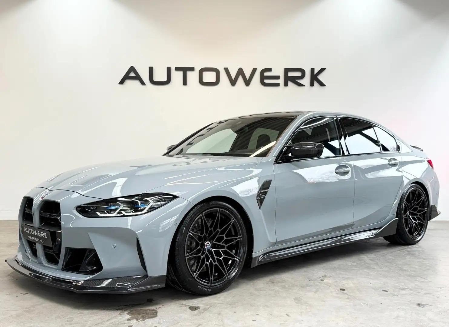 BMW M3 Lim. Competition*SCHALE*KW*360° KAMERA*CARBON Gris - 2