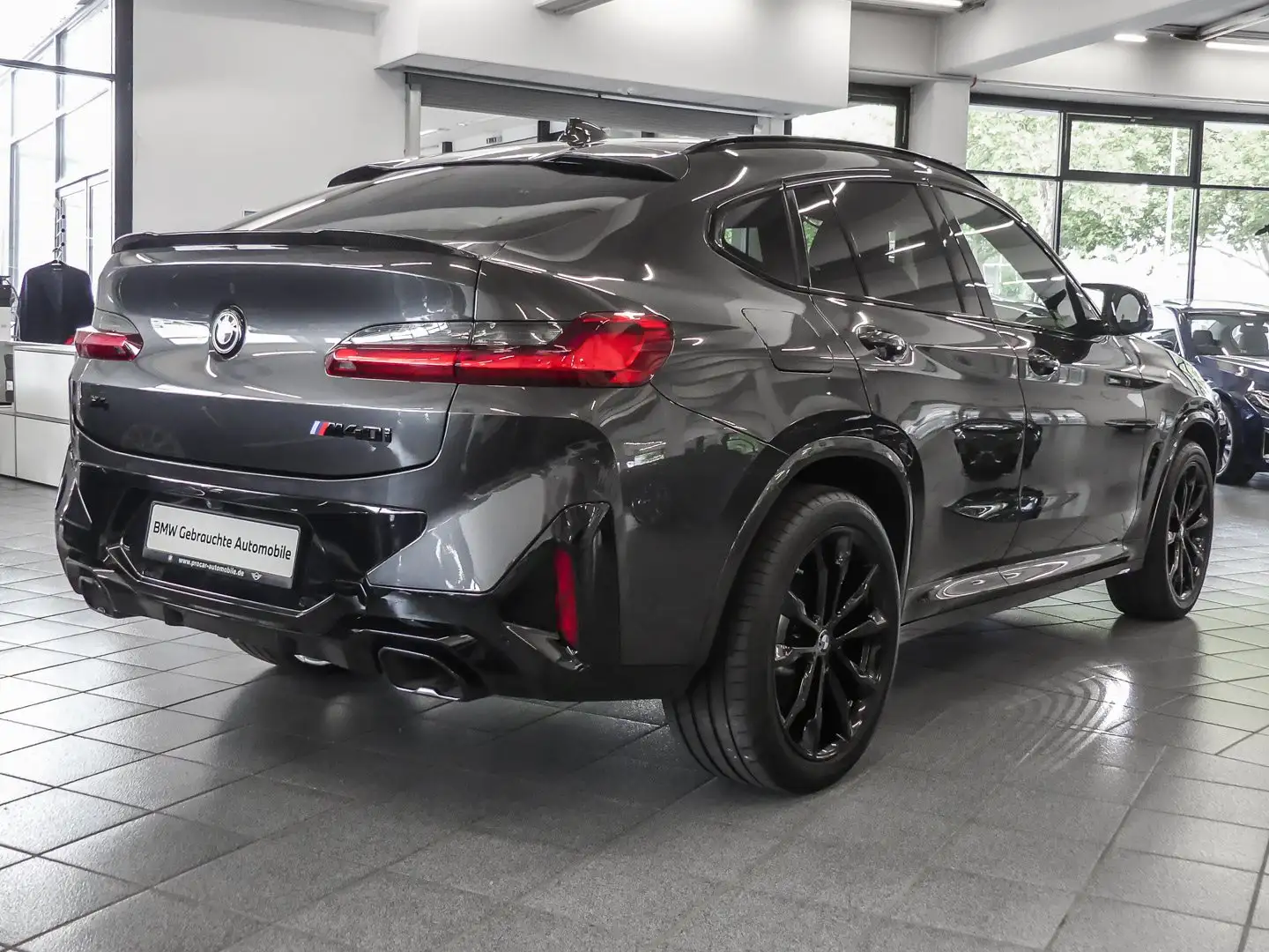 BMW X4 M 40i Aut Nav HuD Laser AHK Pano Drive+Park Grigio - 2