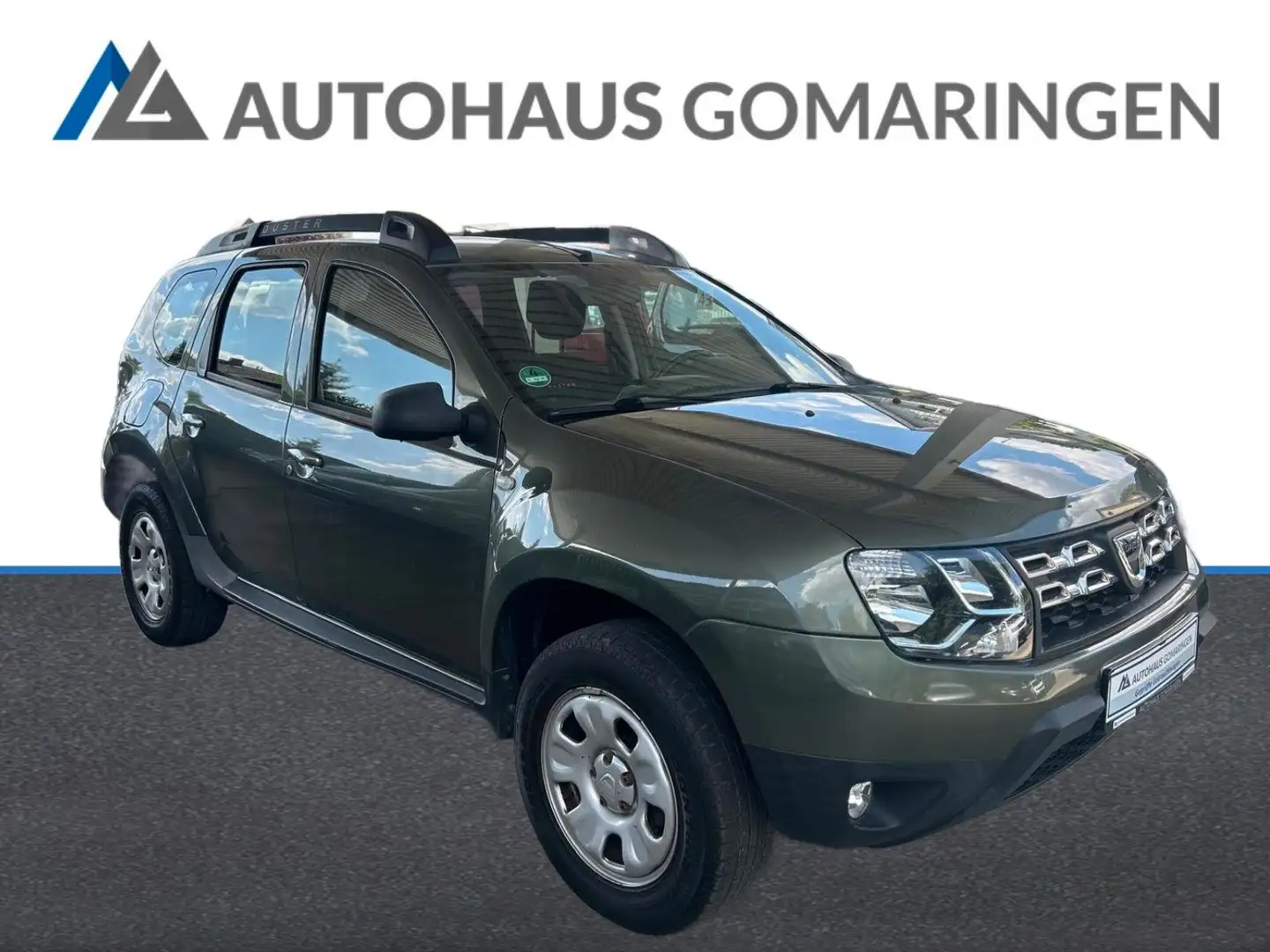 Dacia Duster 4x4*Klima'*AHK*TÜV NEU*SHZ*1.Hand* Grün - 2