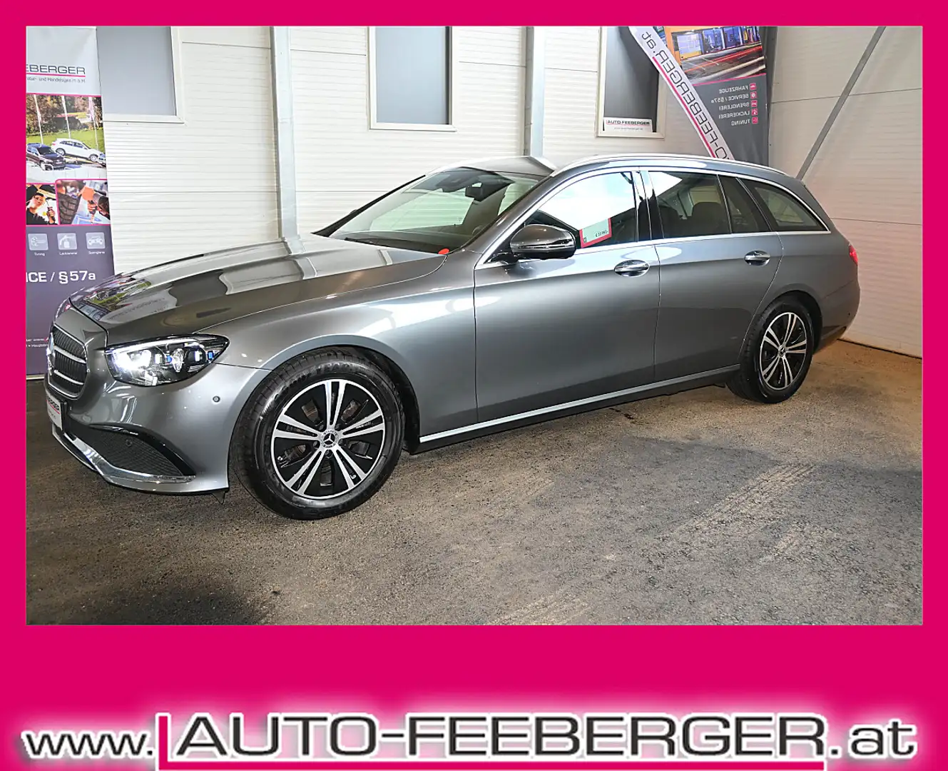 Mercedes-Benz E 220 d T Avantgarde; 360° Kamera, Tempomat, Sportsit... Silber - 1