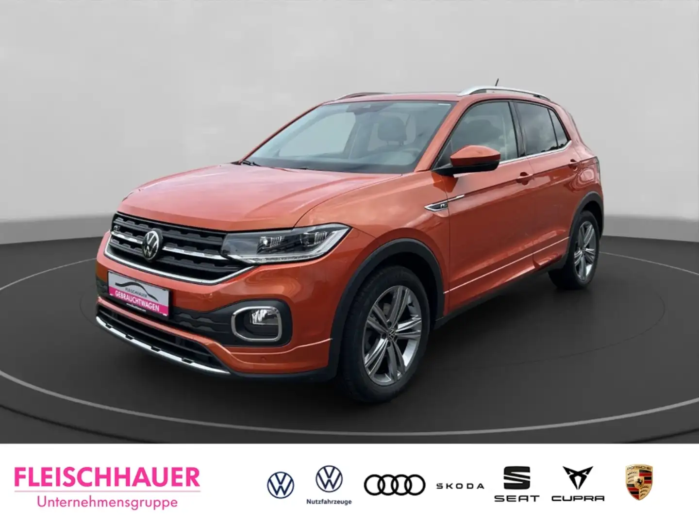 Volkswagen T-Cross Style 1.0+NAVI+KAMERA+LED+SHZ+DAB Orange - 1