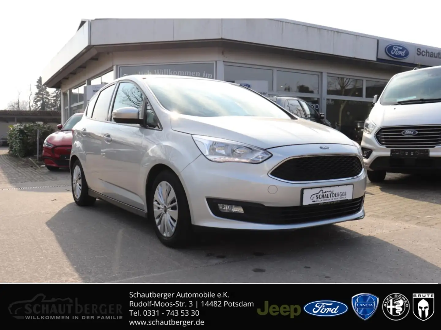 Ford C-Max Cool&Connect 1.0 EcoBoost, Winterpaket, NAVI, 1. H Argent - 1