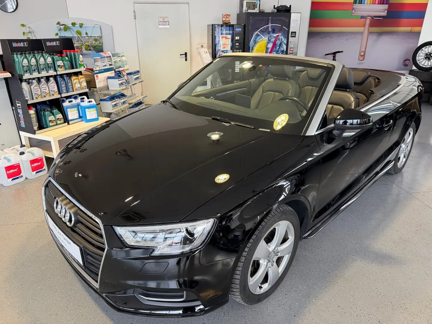 Audi A3 Cabriolet 2,0 TDI*Quattro*Automatik*TOP Zustand* Schwarz - 2