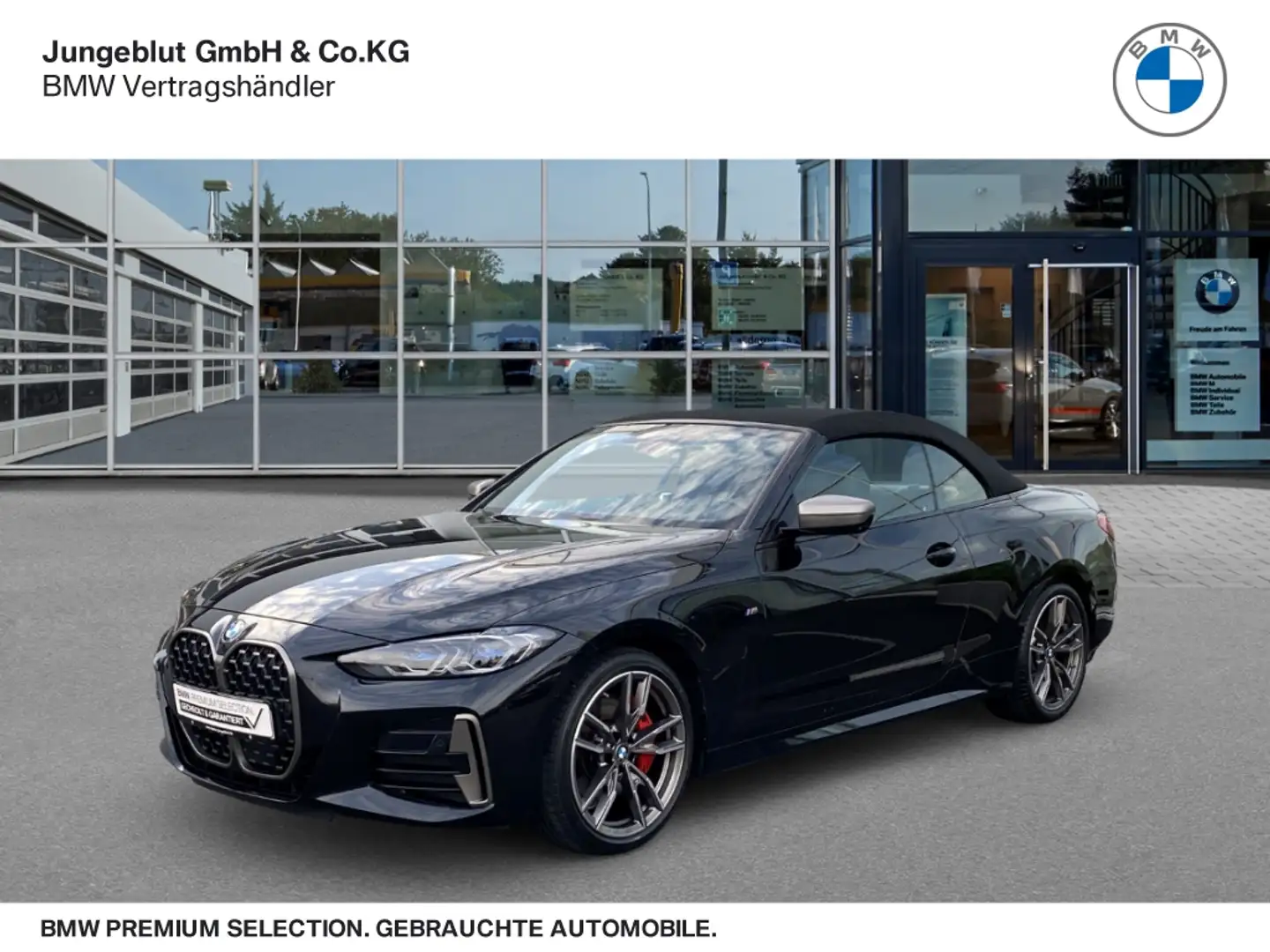BMW 440 xDrive Cabrio Laserlicht/AHK/HeadUp/HarmanKardon Schwarz - 1