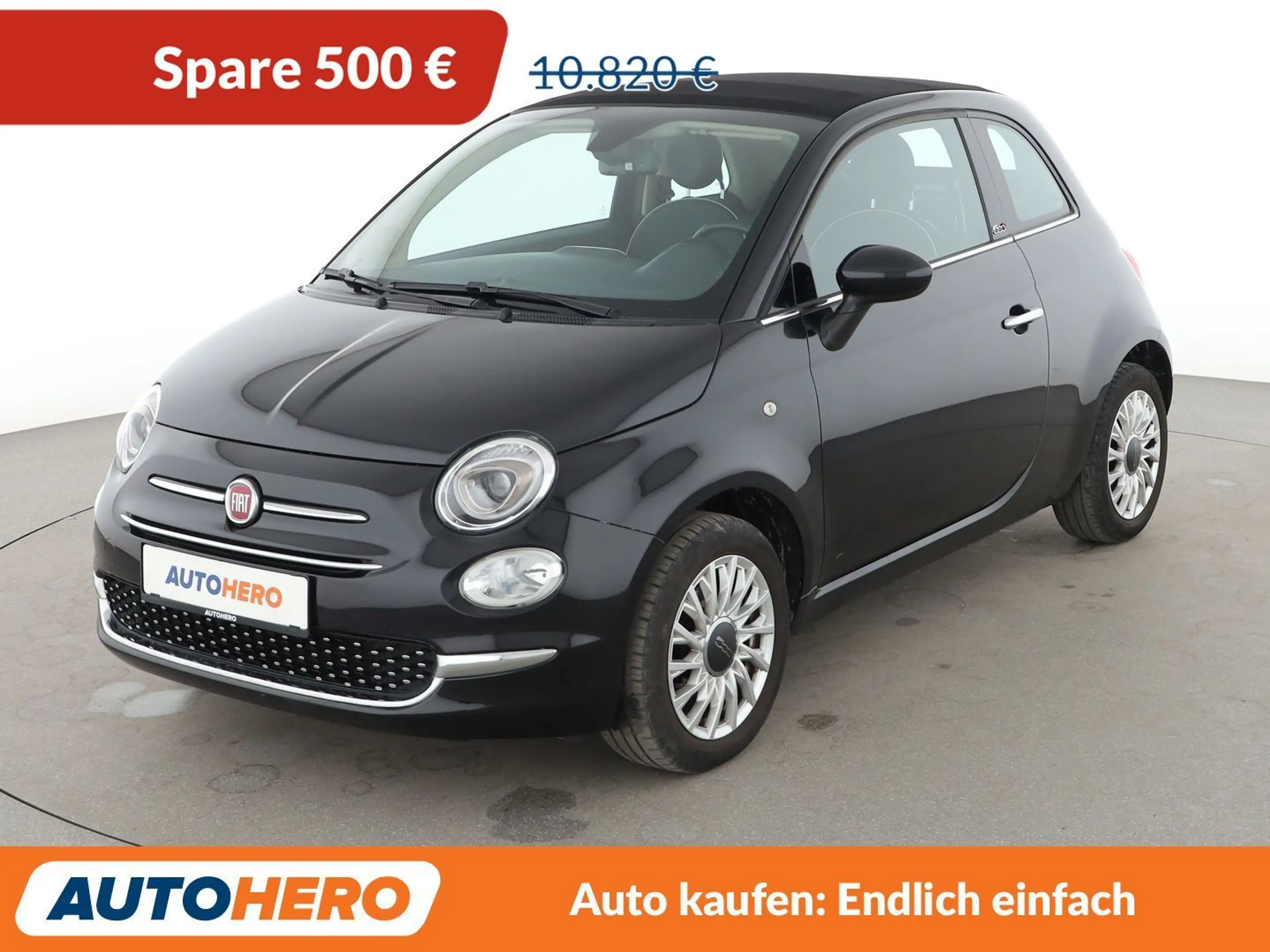 Fiat 500C 1.2 Lounge Aut.*TEMPO*PDC*ALU*KLIMA*TOUCH*