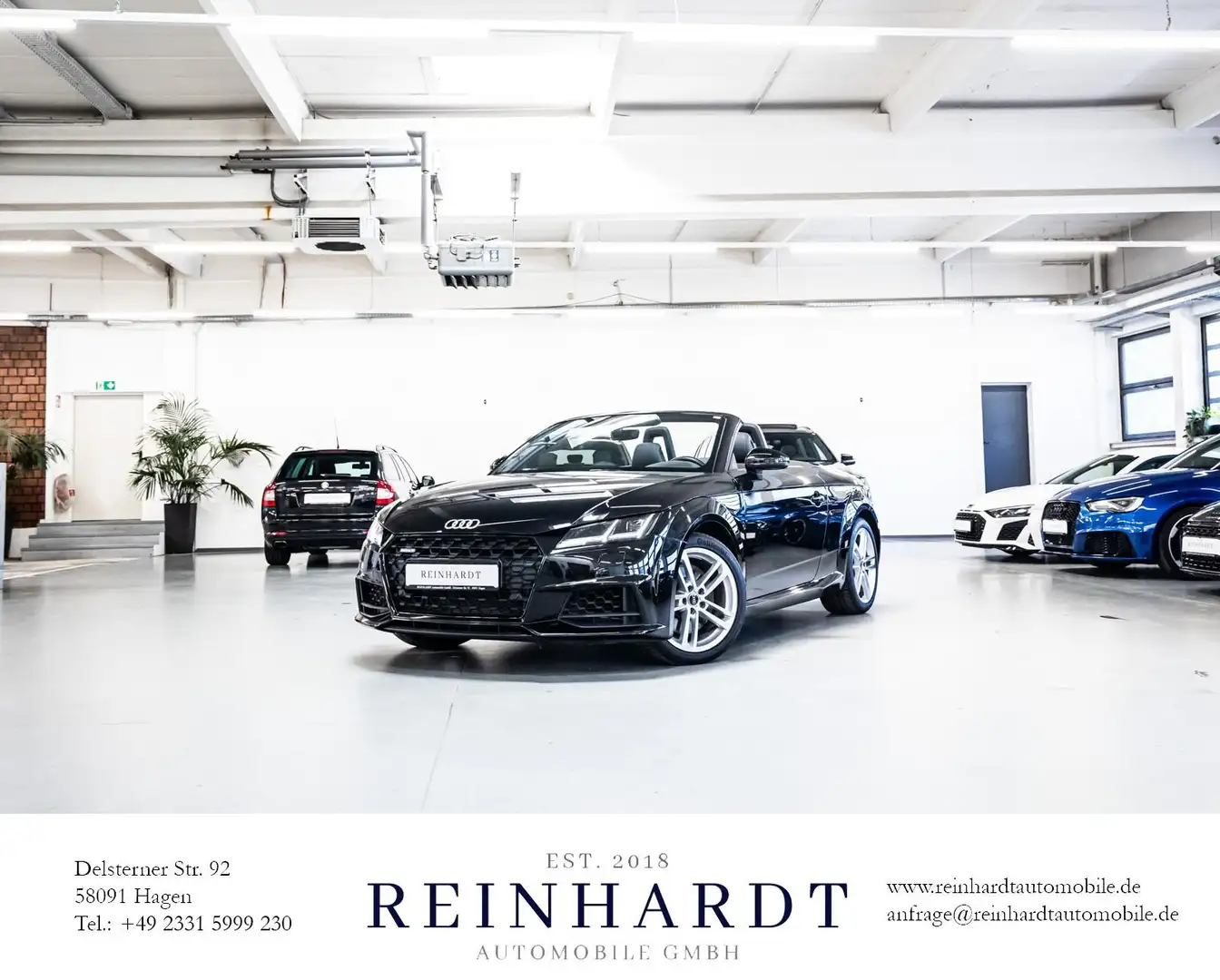 Audi TT ROADSTER 45TFSi Q BLACK/S-SITZE/NAV+/KAMERA Schwarz - 1