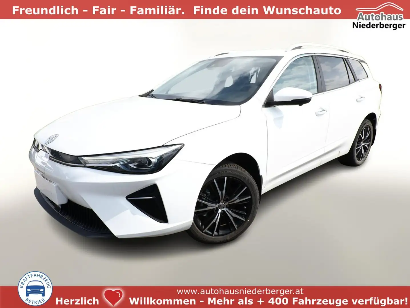 MG MG5 Luxury 5 51kWh ACC Kam360° LED Nav SHZ Keyl 130... Blanc - 1