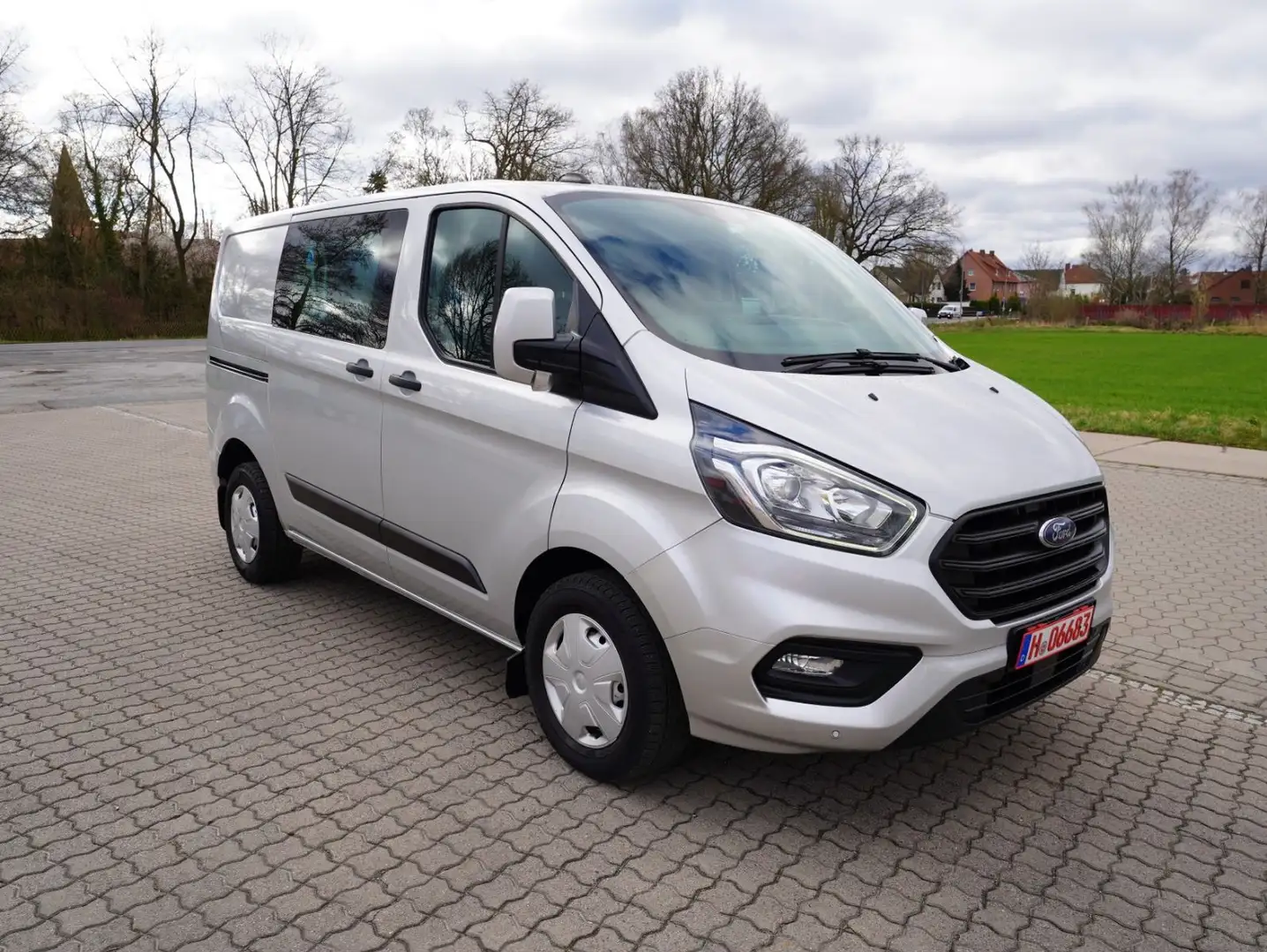 Ford Transit Custom 300 L1 ATM 43000 km Argent - 1