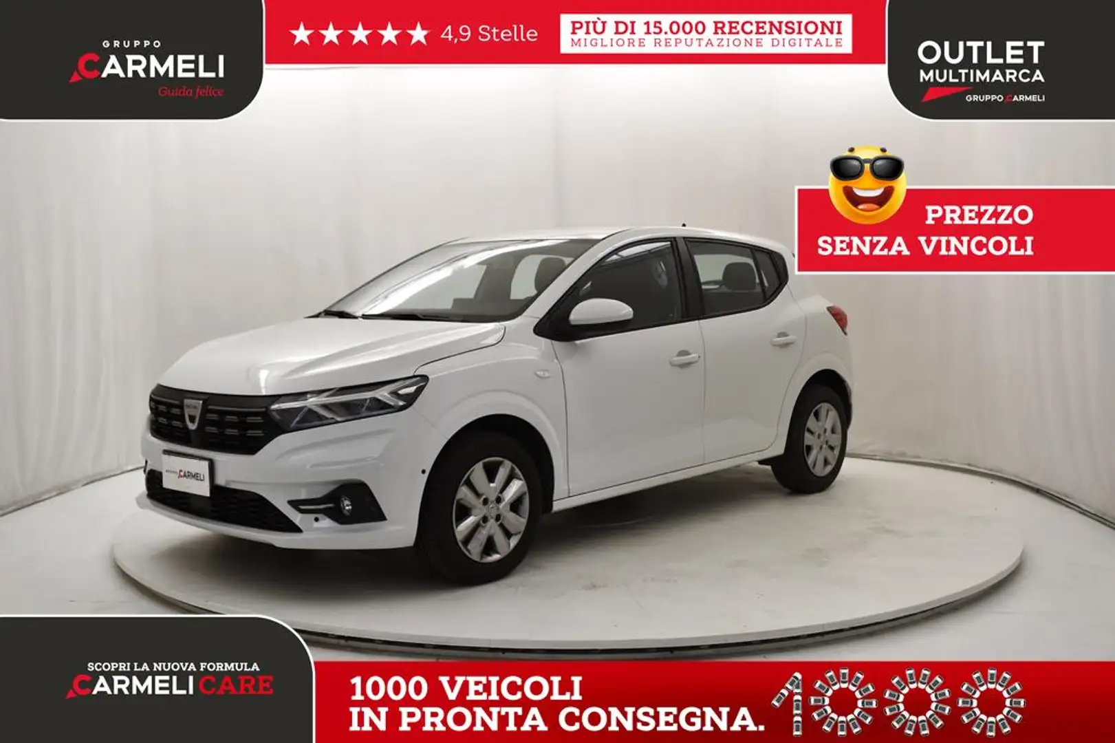 Dacia Sandero Streetway 1.0 tce Comfort Eco-g 100cv 5 marce Bianco - 1