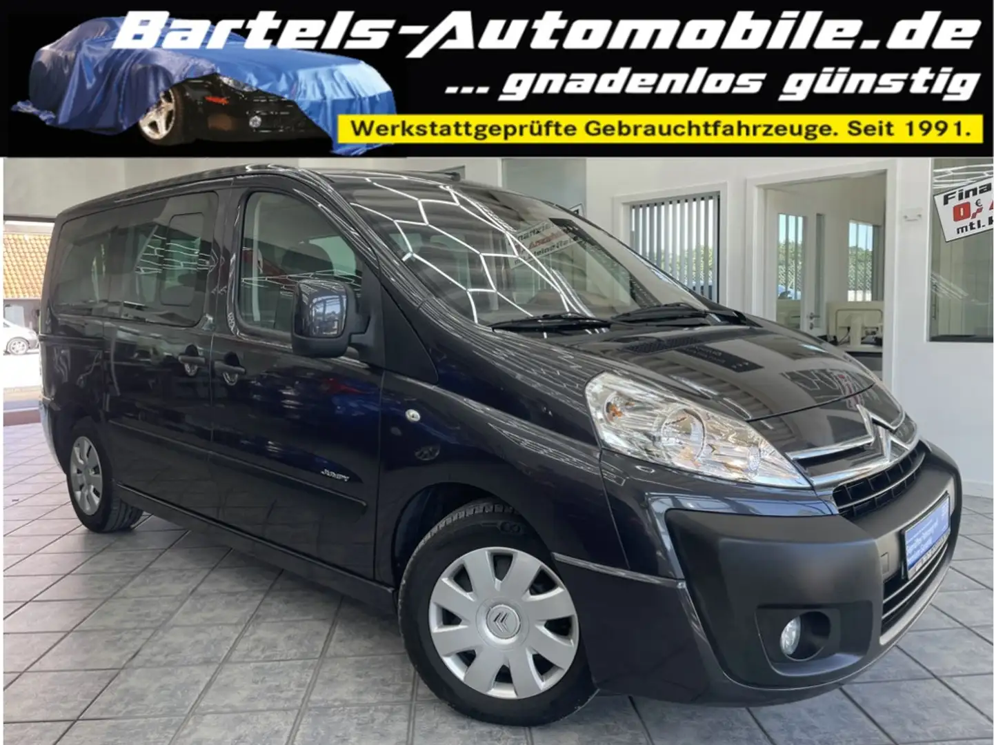 Citroen Jumpy HDi 135 FAP Club, 1.Hand, Klima, AHK Gris - 1