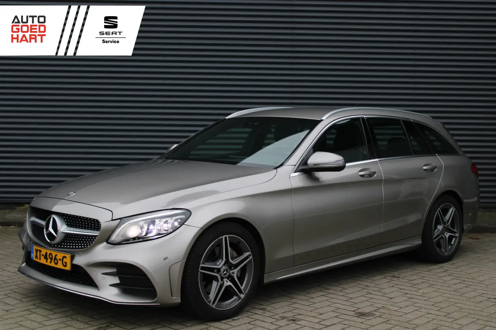 Mercedes-Benz C 200 Estate AMG Plus Upgrade Edition Multibeam-Led Leer Grijs - 1