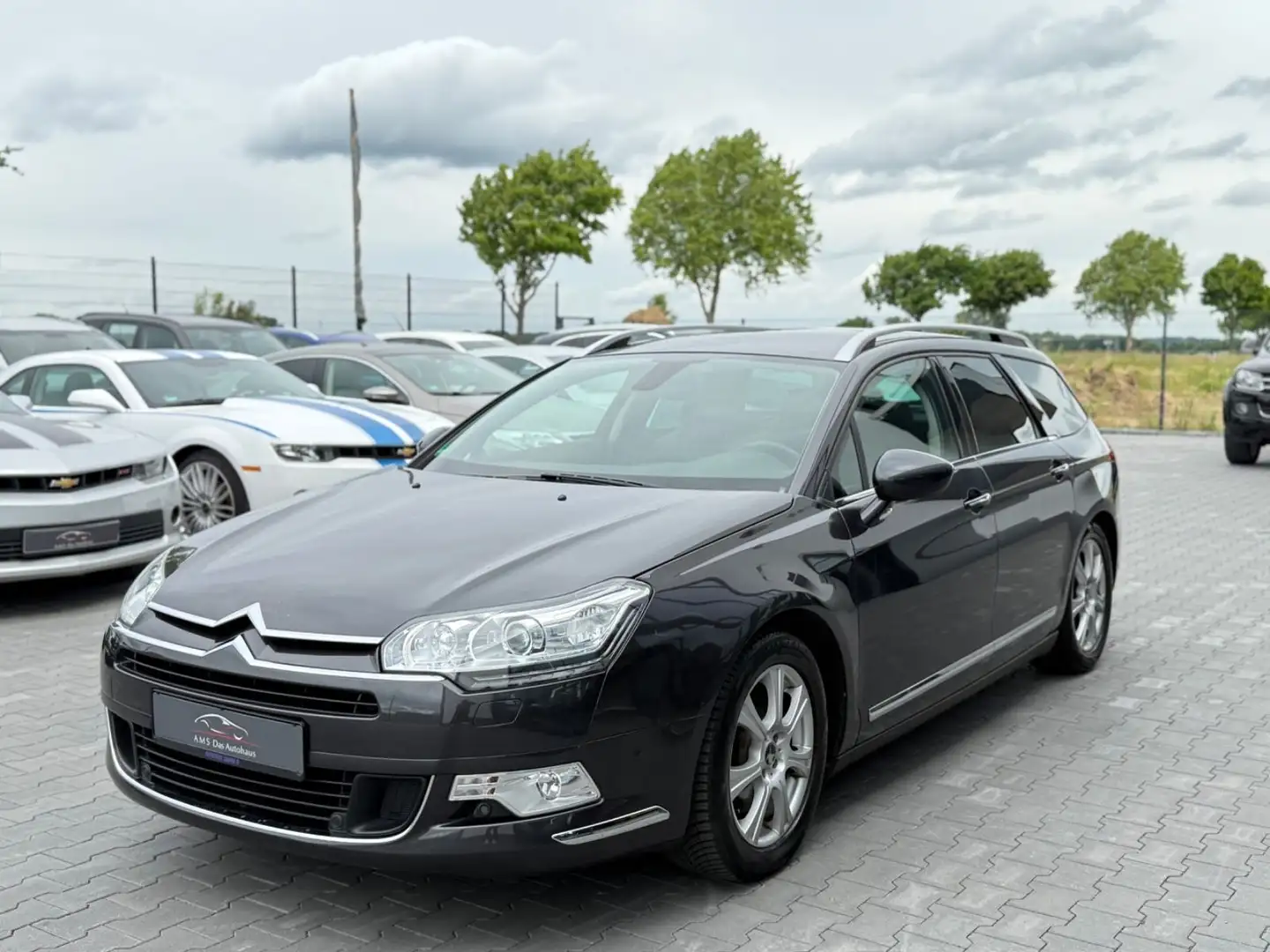 Citroen C5 Tourer 2.2 HDI Exclusive Leder Xenon Auto. Gris - 1