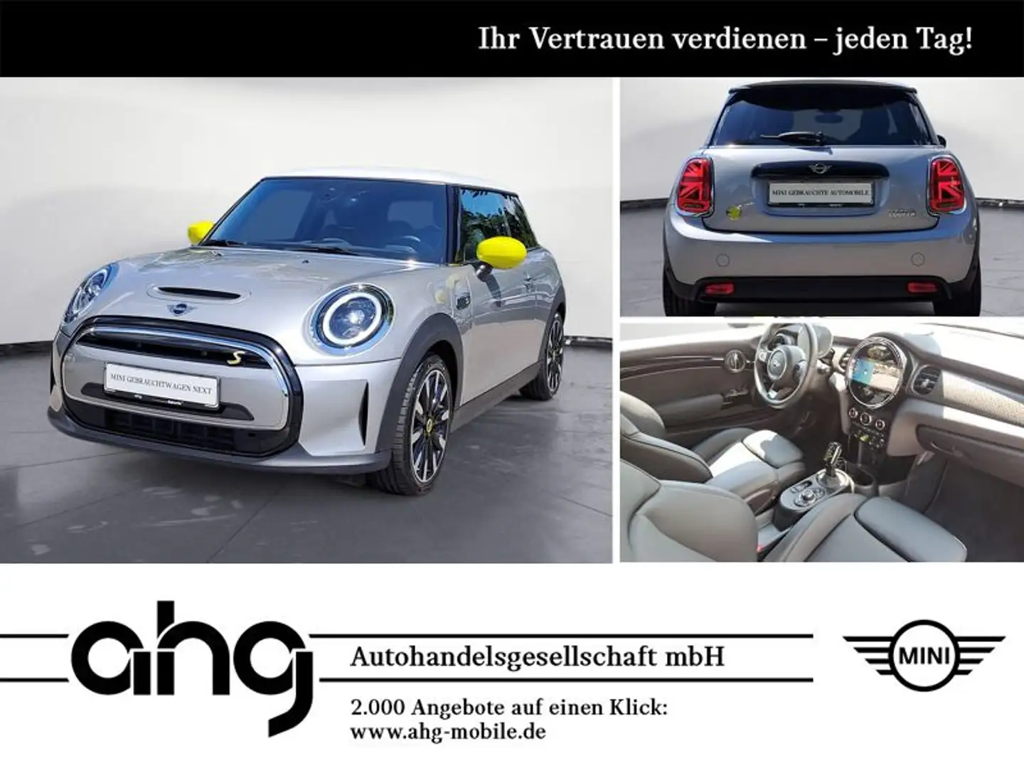MINI Cooper SE . MINI Electric Trim Klimaaut. PDC Silber - 1