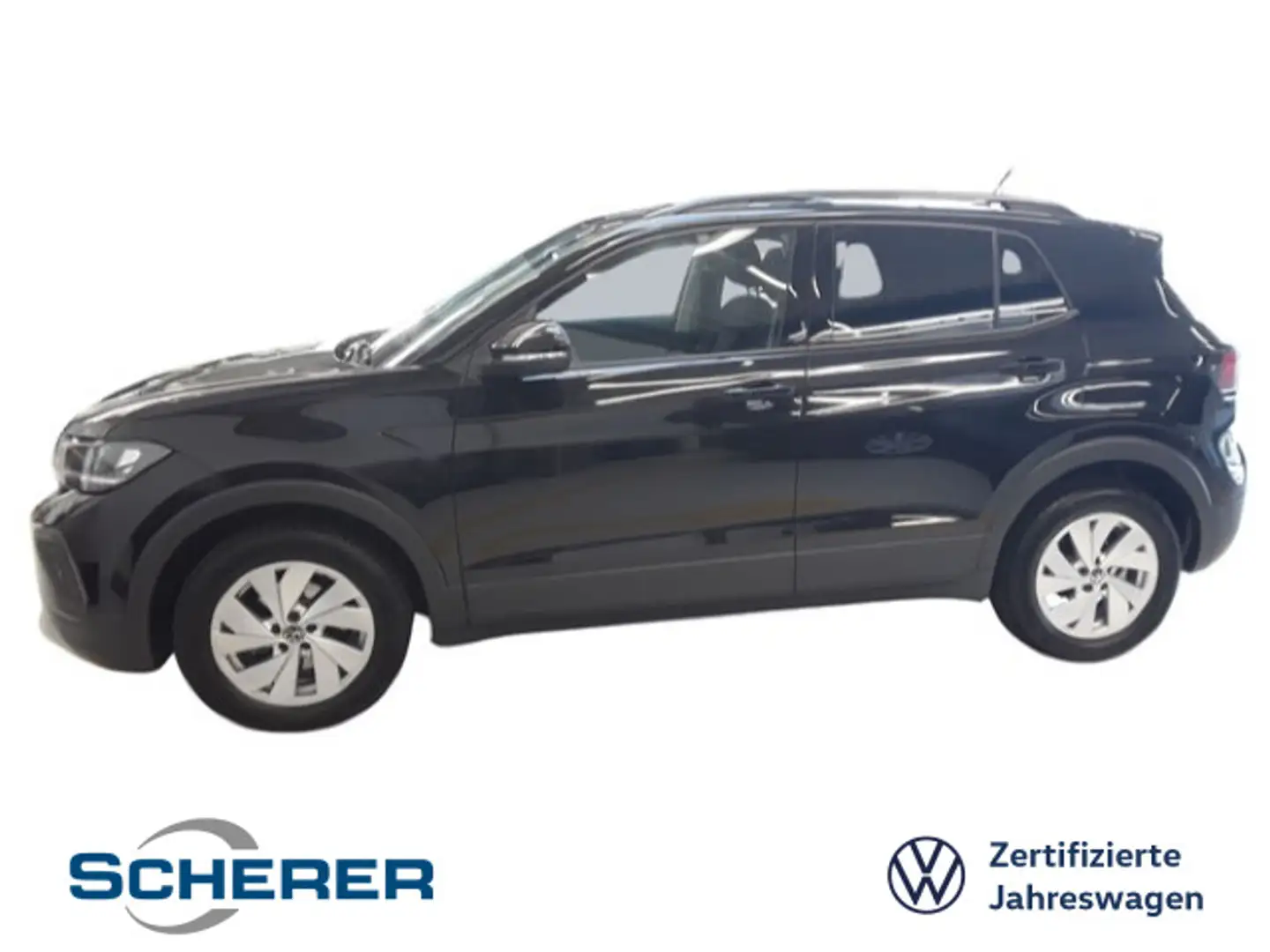 Volkswagen T-Cross 1.0 TSI DSG Liefe SHZ NAVI LED ACC DAB Schwarz - 1