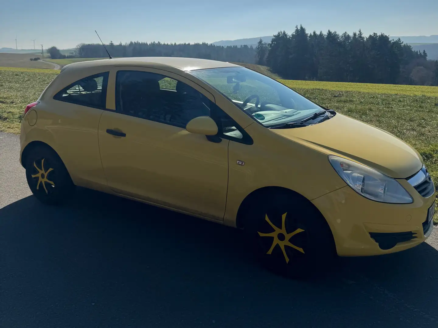 Opel Corsa Corsa+1.0+12V+Edition Gelb - 2