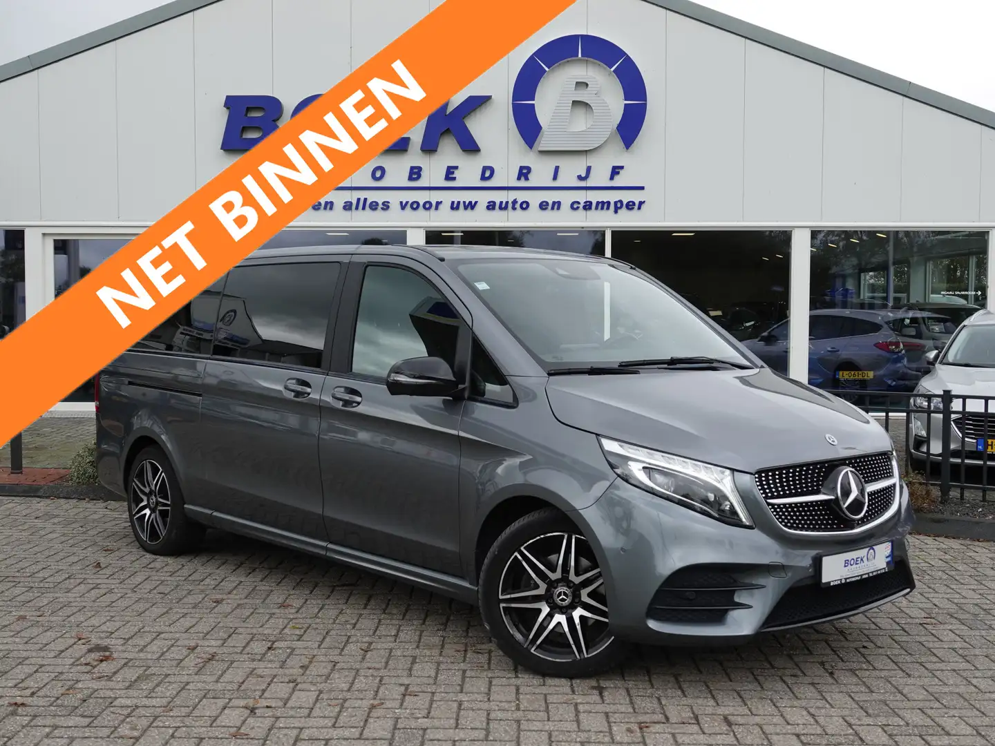 Mercedes-Benz V 220 220d Extra Lang Avantgarde AMG VOL LEER | 360° CAM Grigio - 1