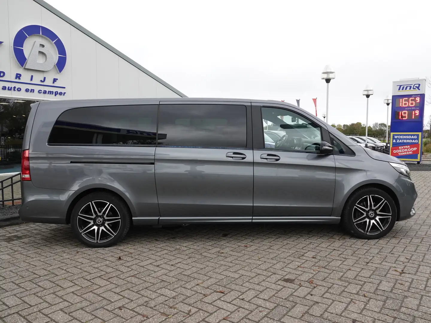 Mercedes-Benz V 220 220d Extra Lang Avantgarde AMG VOL LEER | 360° CAM Grigio - 2