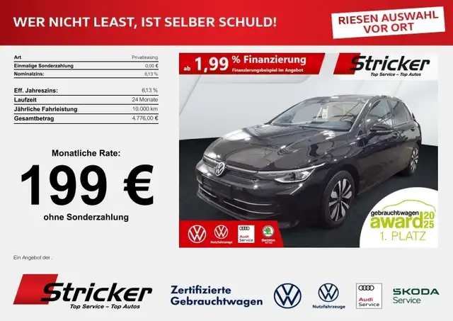 Volkswagen Golf Goal 2.0TDI DSG 199, ohne Anzahlung Navi AHK Kame