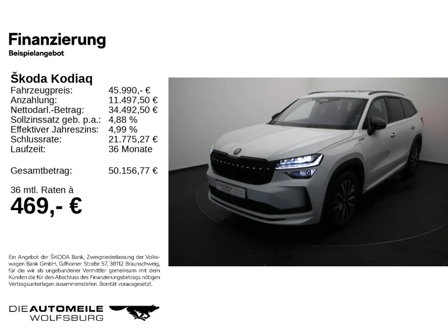 Skoda Kodiaq 1.5 TSI DSG iV Sportline AHK/Pano/Area Vi Wit - 2