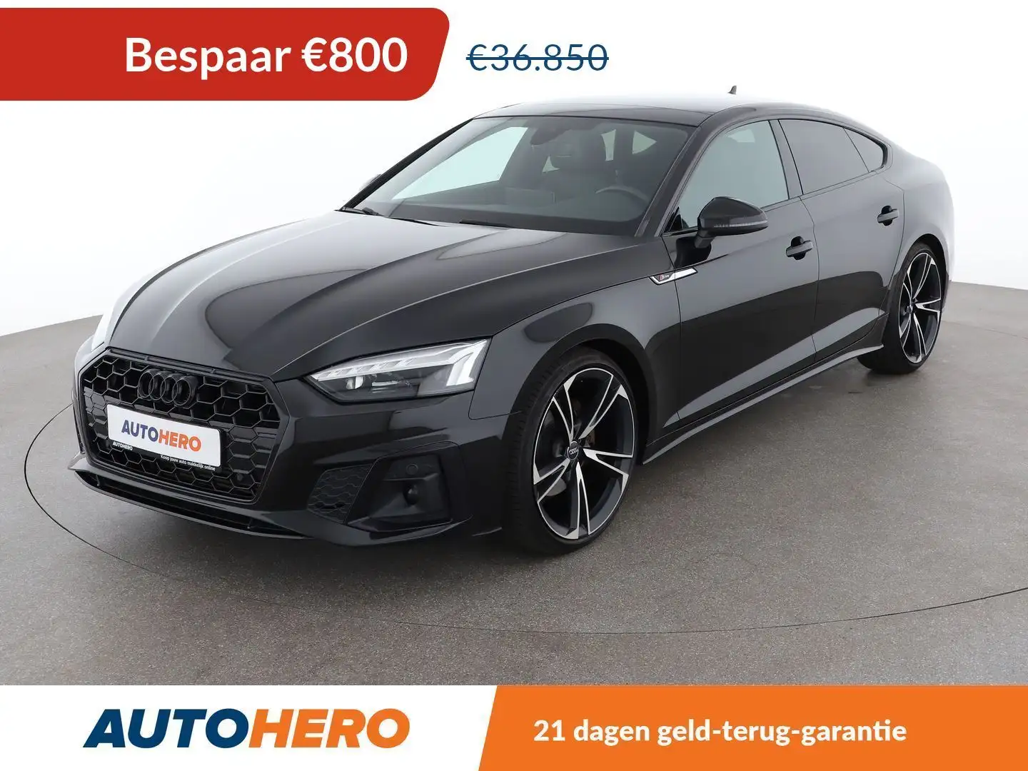 Audi A5 40 TFSI S line Zwart - 1