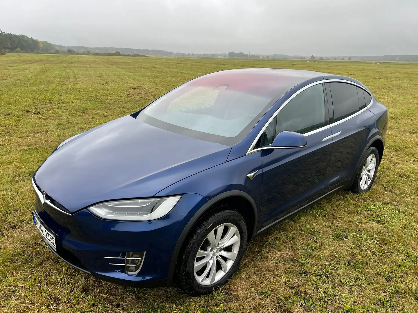 Tesla Model X 90D Supercharger free kostenlos SuC frei Blau - 2