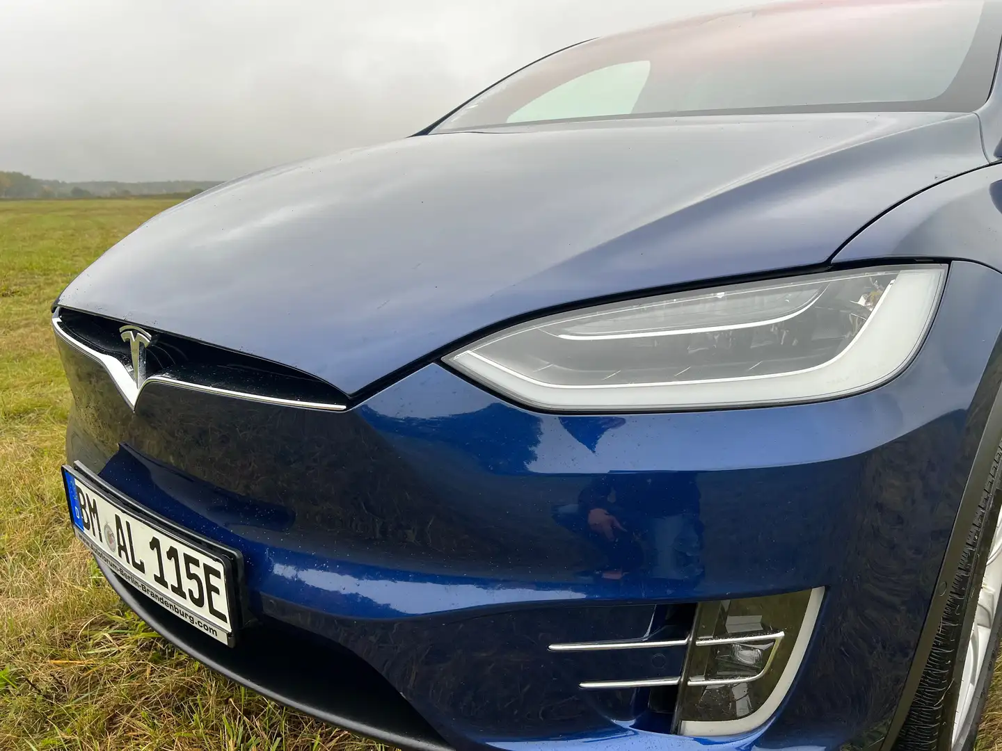 Tesla Model X 90D Supercharger free kostenlos SuC frei Blau - 1