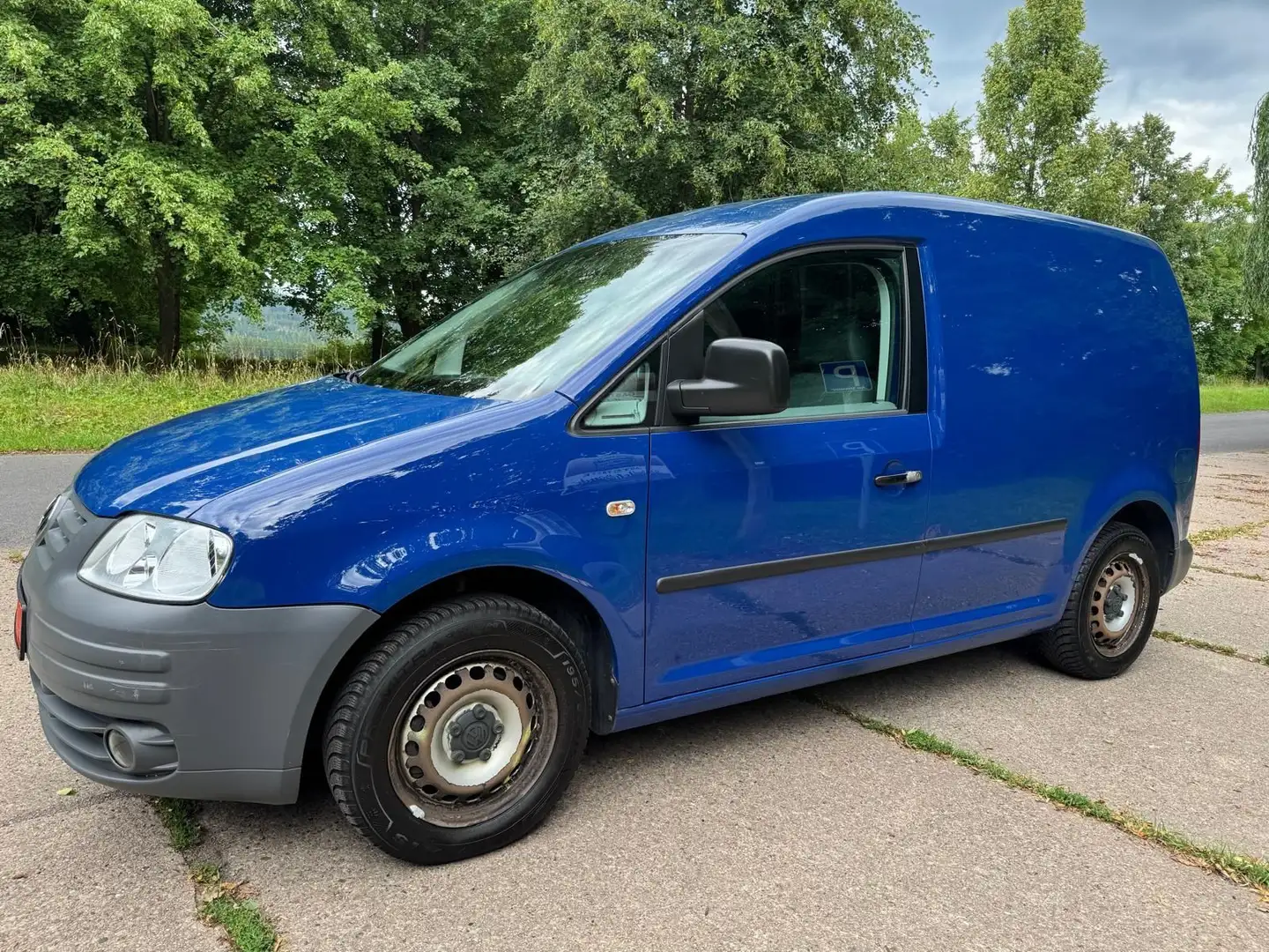 Volkswagen Caddy 1,9TDI  Kasten Klima Sortimo HU neu!!! Blau - 2