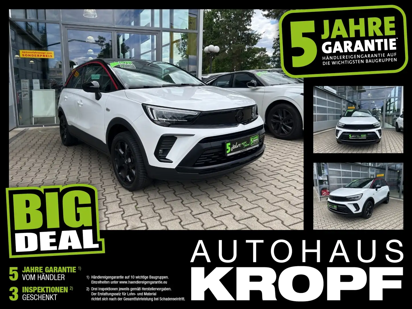 Opel Crossland 1.2 Turbo Matrix+LED+2xKlima Weiß - 1