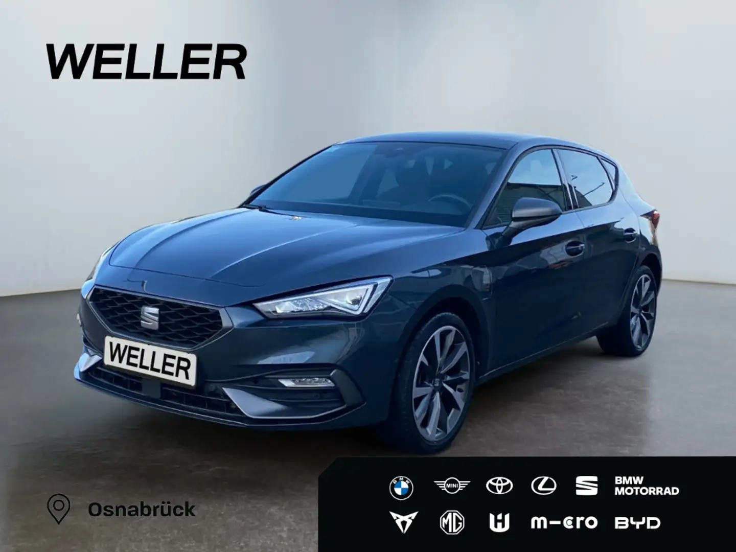 SEAT Leon 1.4 e-Hybrid DSG FR *LED*Pano*CAM*SHZ*Navi* Grau - 1