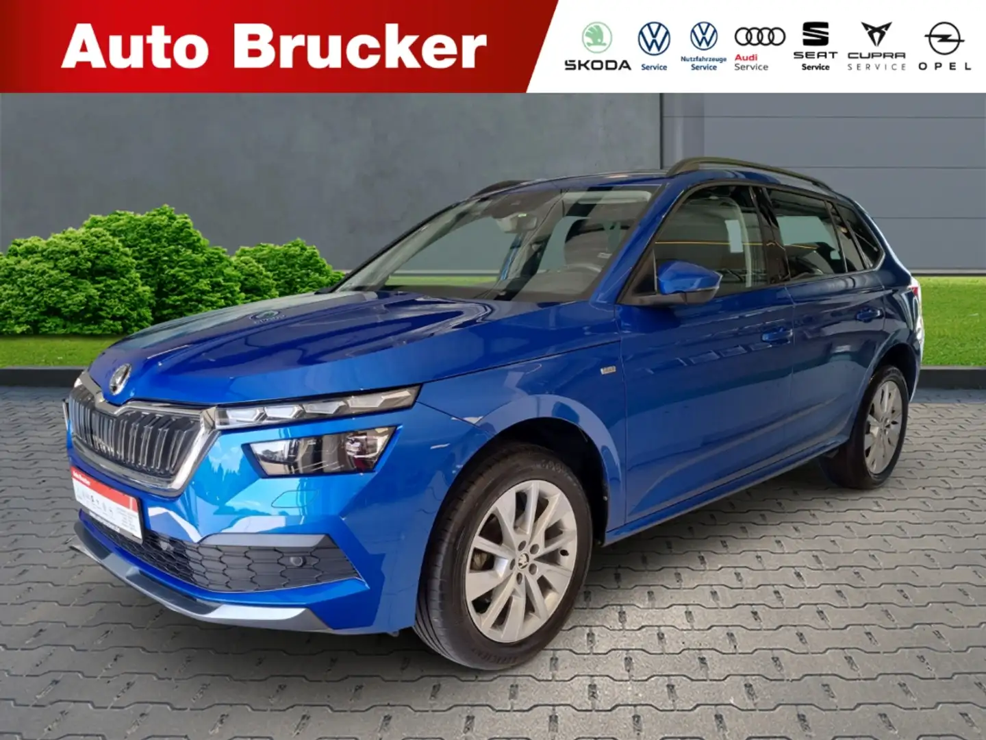 Skoda Kamiq Tour 1.5 TSI+Alufelgen+Anhängerkupplung+Sitzheizun Blau - 1