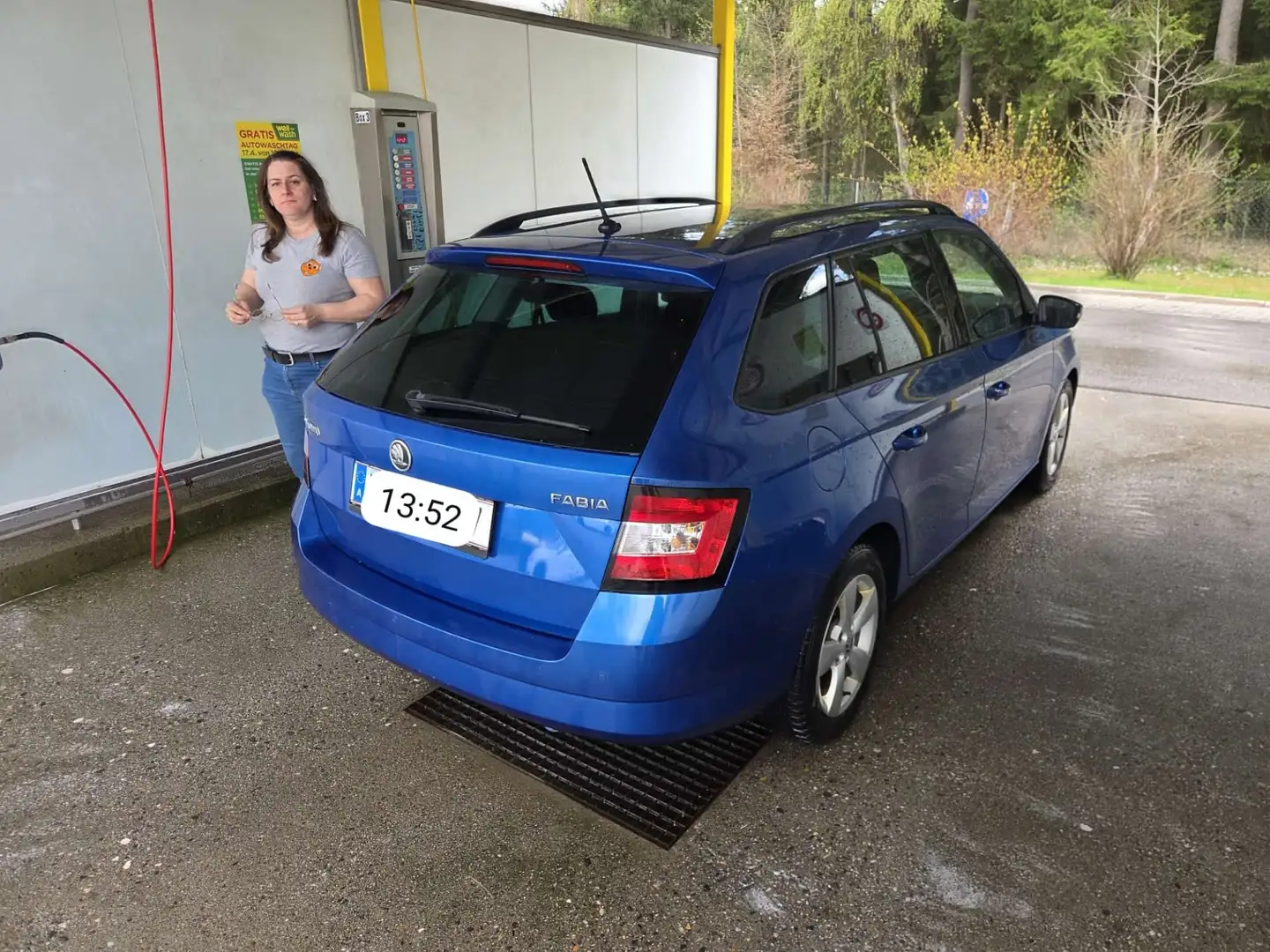 Skoda Fabia Combi Style 1,2 TSI Blau - 2