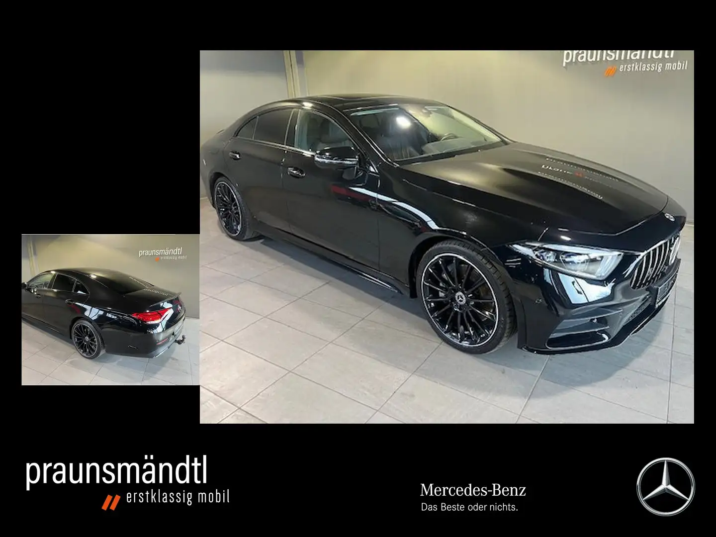 Mercedes-Benz CLS 400 d 4M AMG Night Distr./Sound/GSD/360°/AHK Schwarz - 1