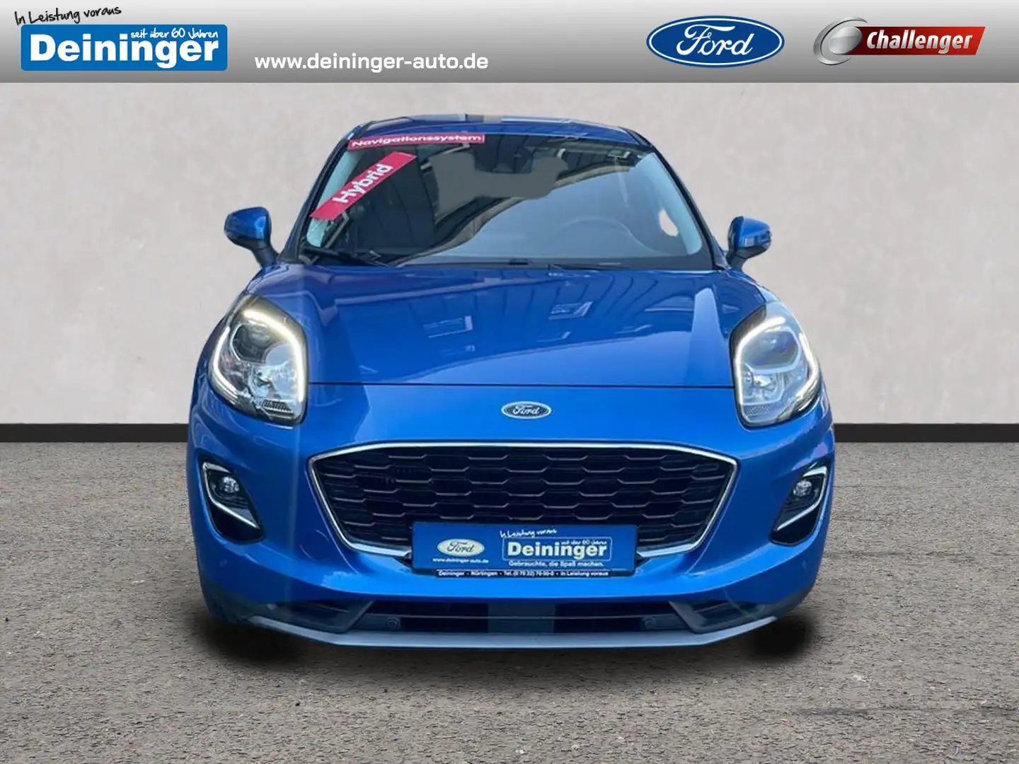 Ford Puma 1.0 l EcoBoost Hybrid (MHEV) Titanium NAVI/DAB FAH Bleu - 1