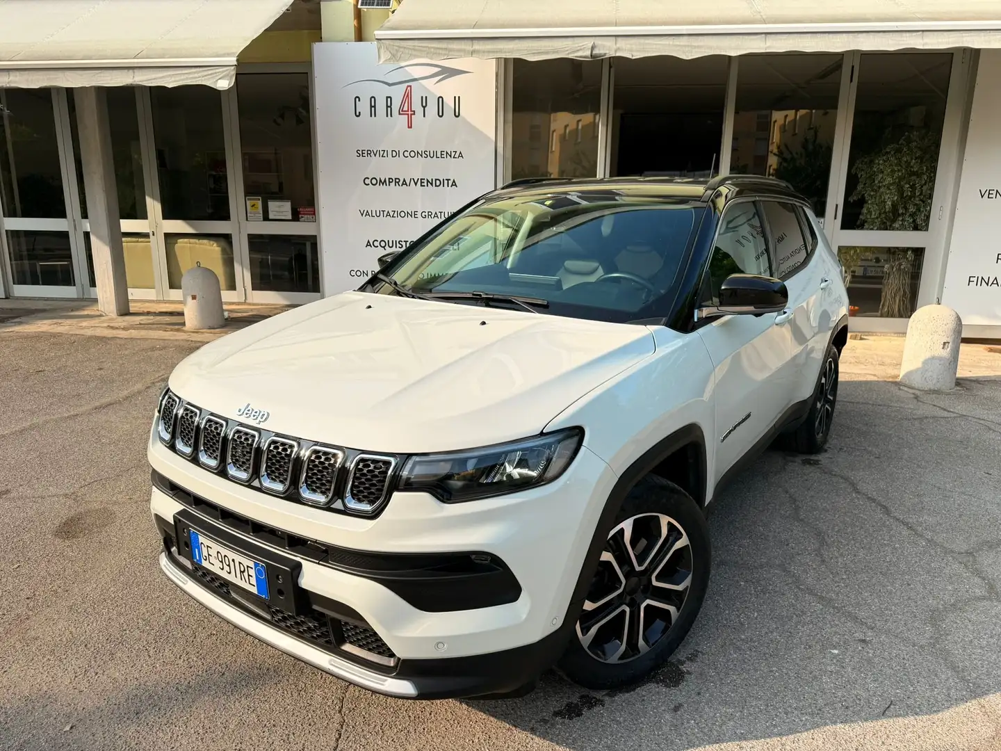 Jeep Compass Compass 1.3 turbo t4 Limited 2wd 150cv ddct Blanc - 1