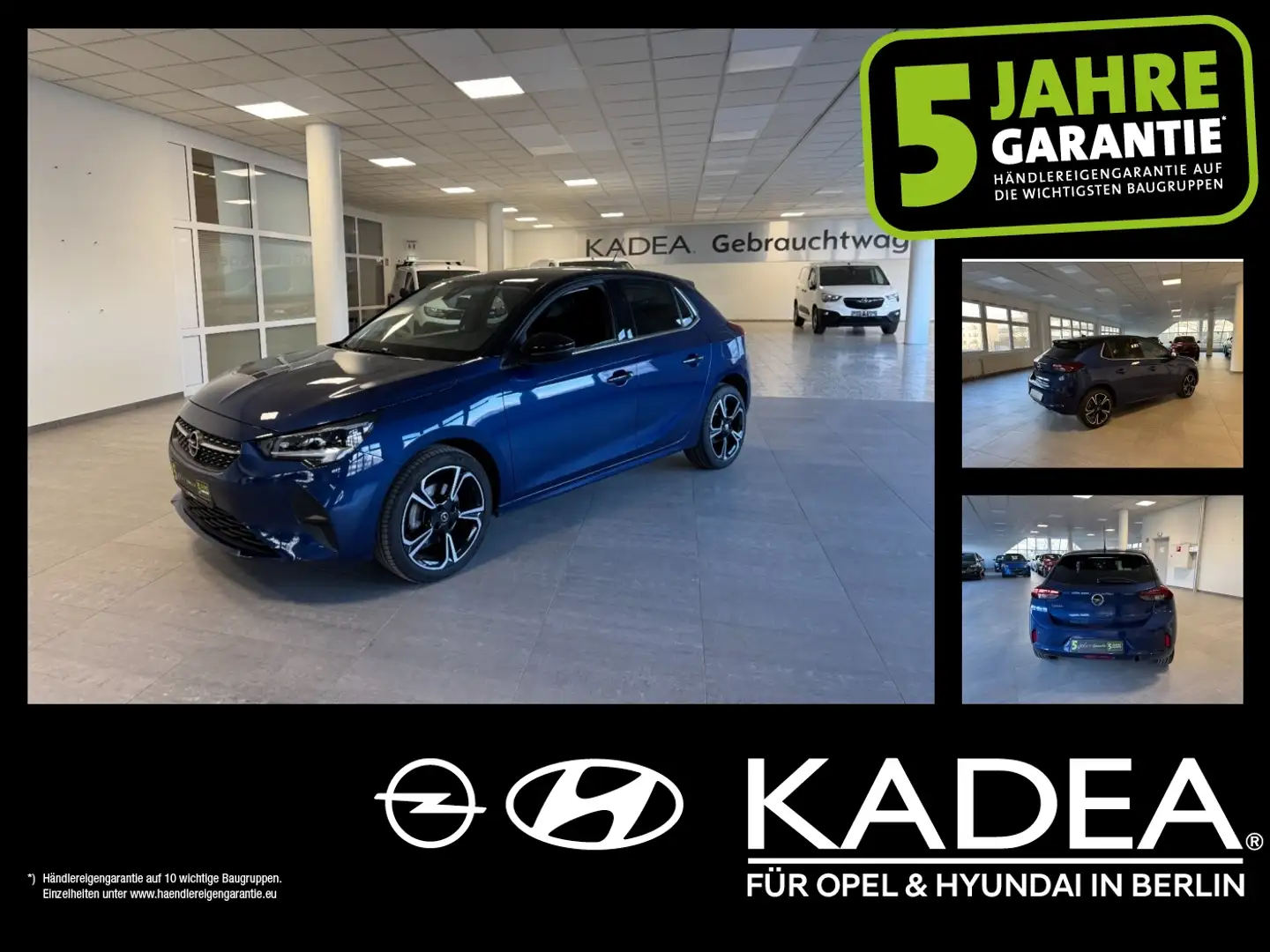 Opel Corsa F 1.2 Turbo Klimaautomatik, Mirror Scren Blau - 1