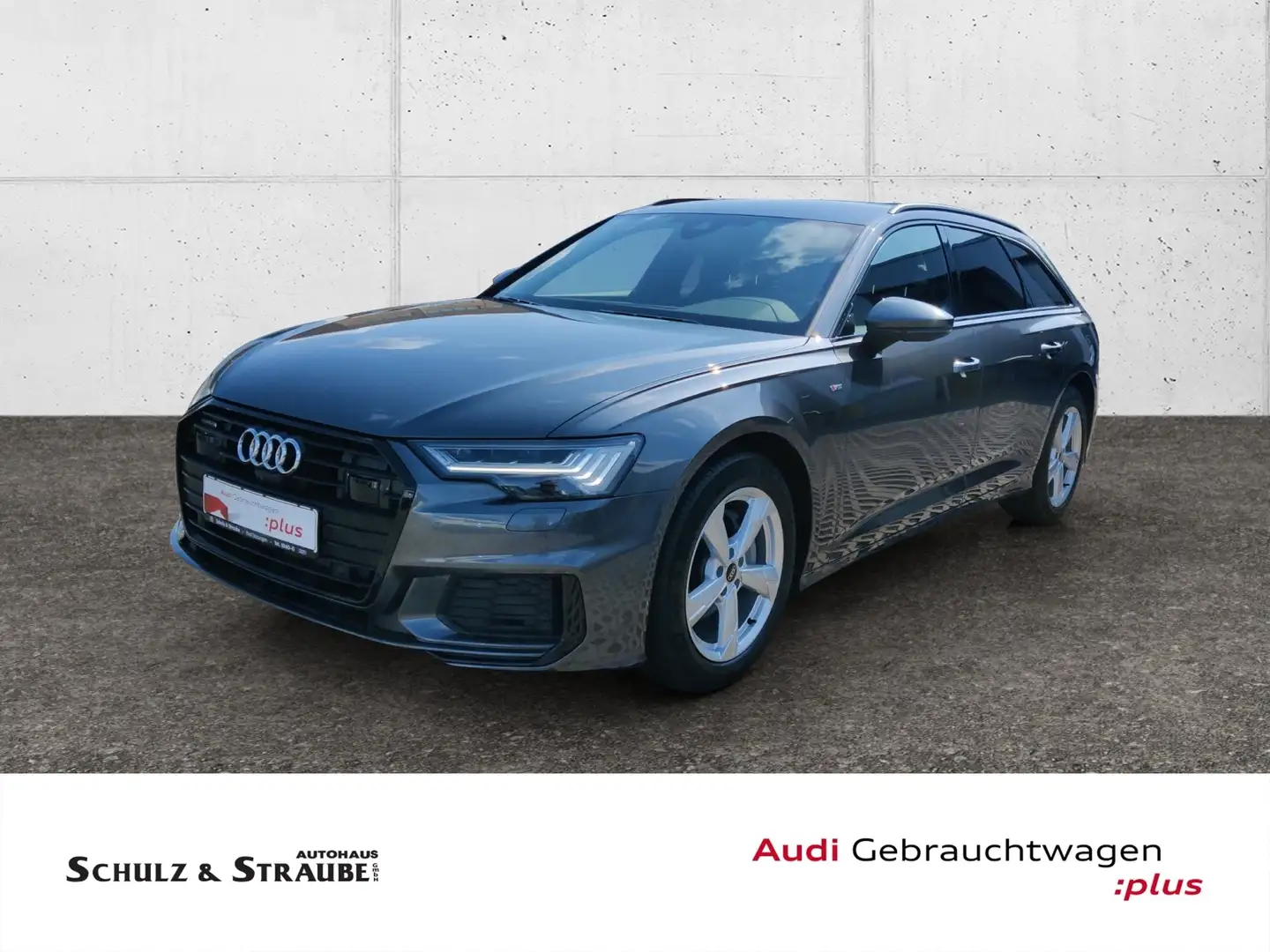 Audi A6 40 TDI Avant quattro S Line  HD Matrix Grijs - 2
