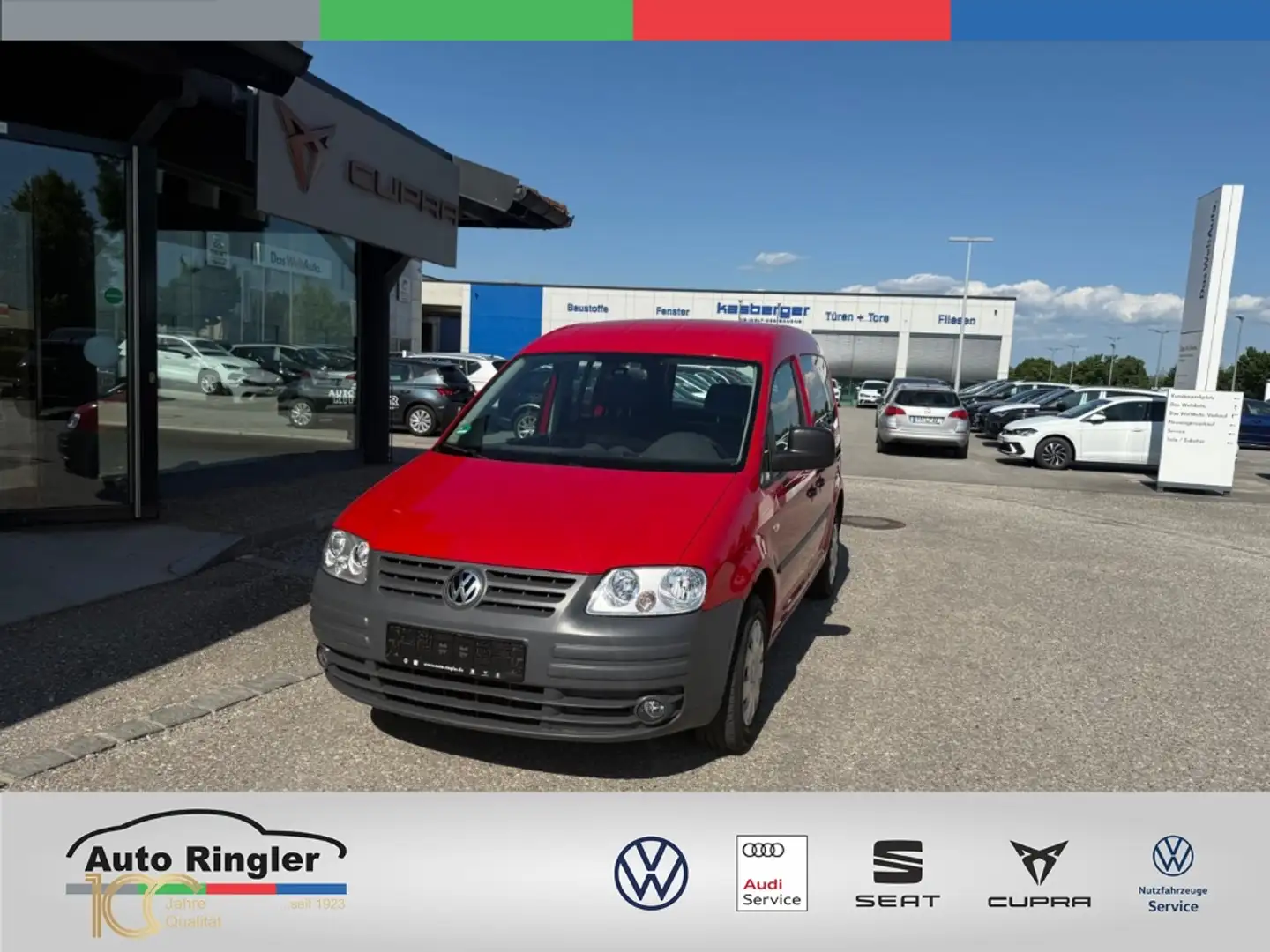 Volkswagen Caddy Team 1.4 16V Life Team+KLIMA+AHK Rouge - 1