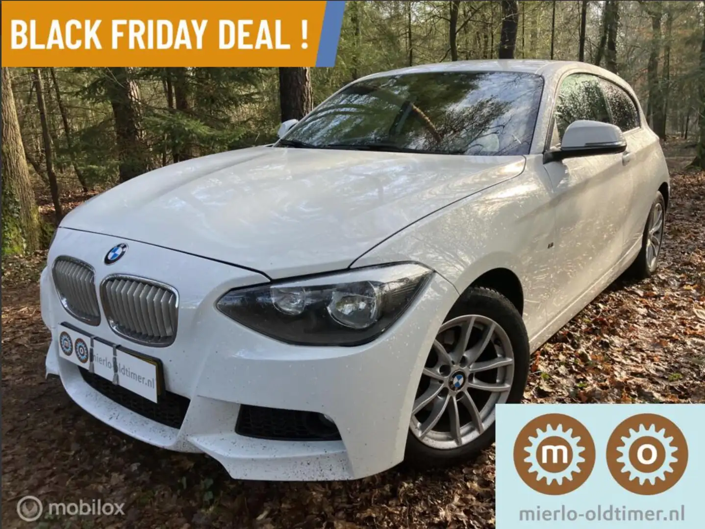 BMW 114 EDE (F21) M Sport 196pk 284Nm rood leer Wit - 1